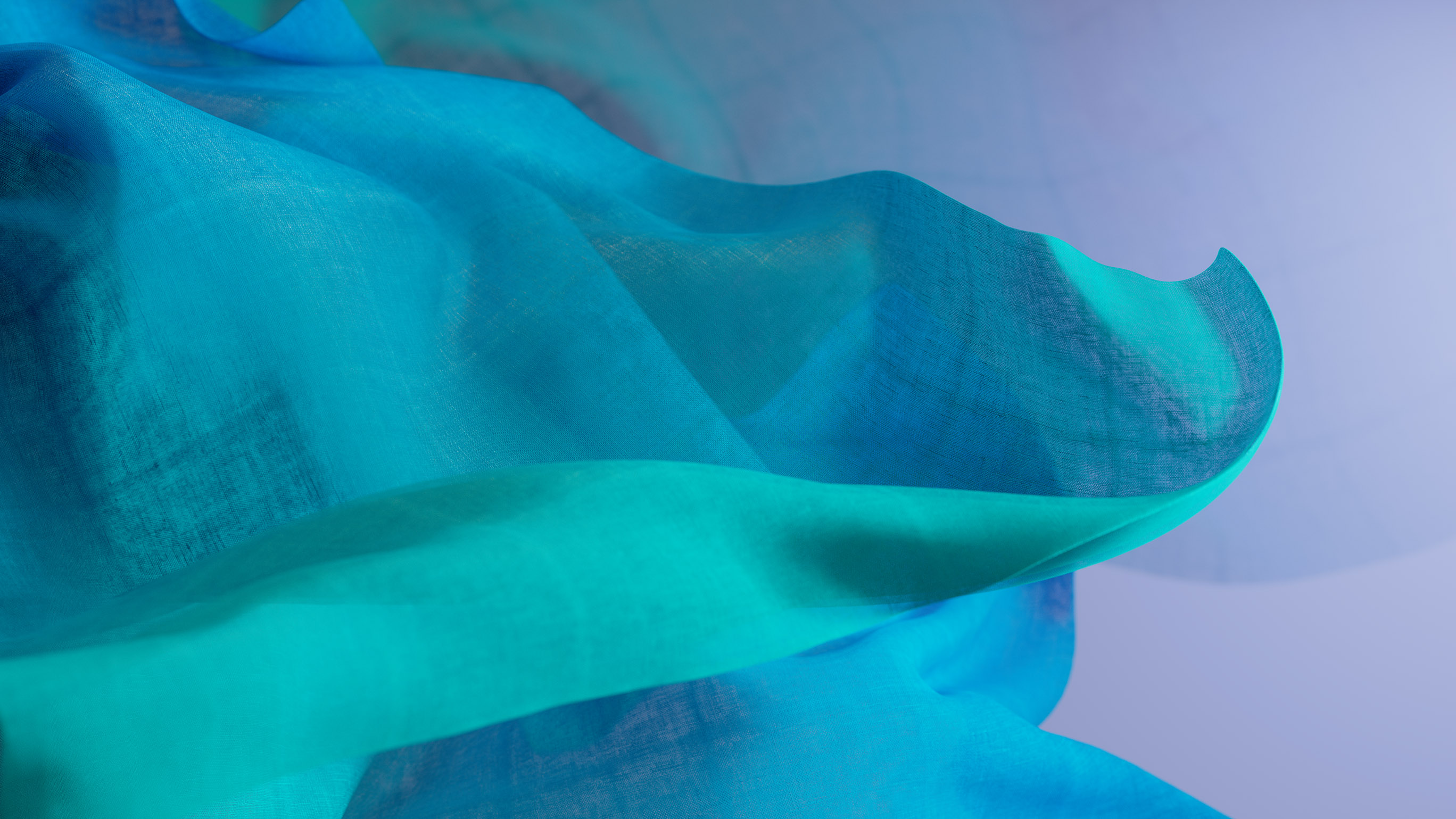 Windows 11 abstract blue and teal fabric HD Wallpaper