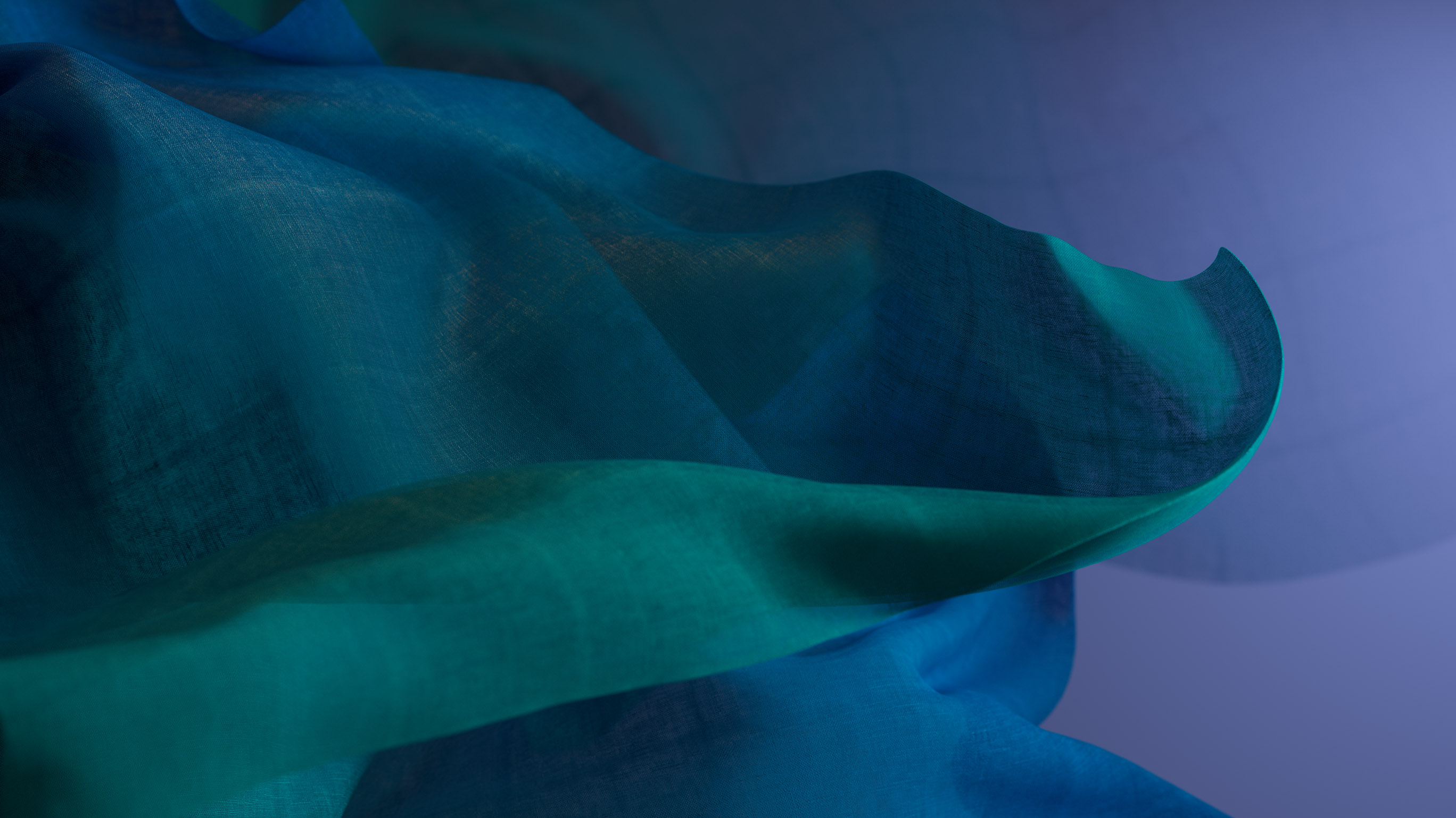 Windows 11 abstract blue and teal fabric HD Wallpaper