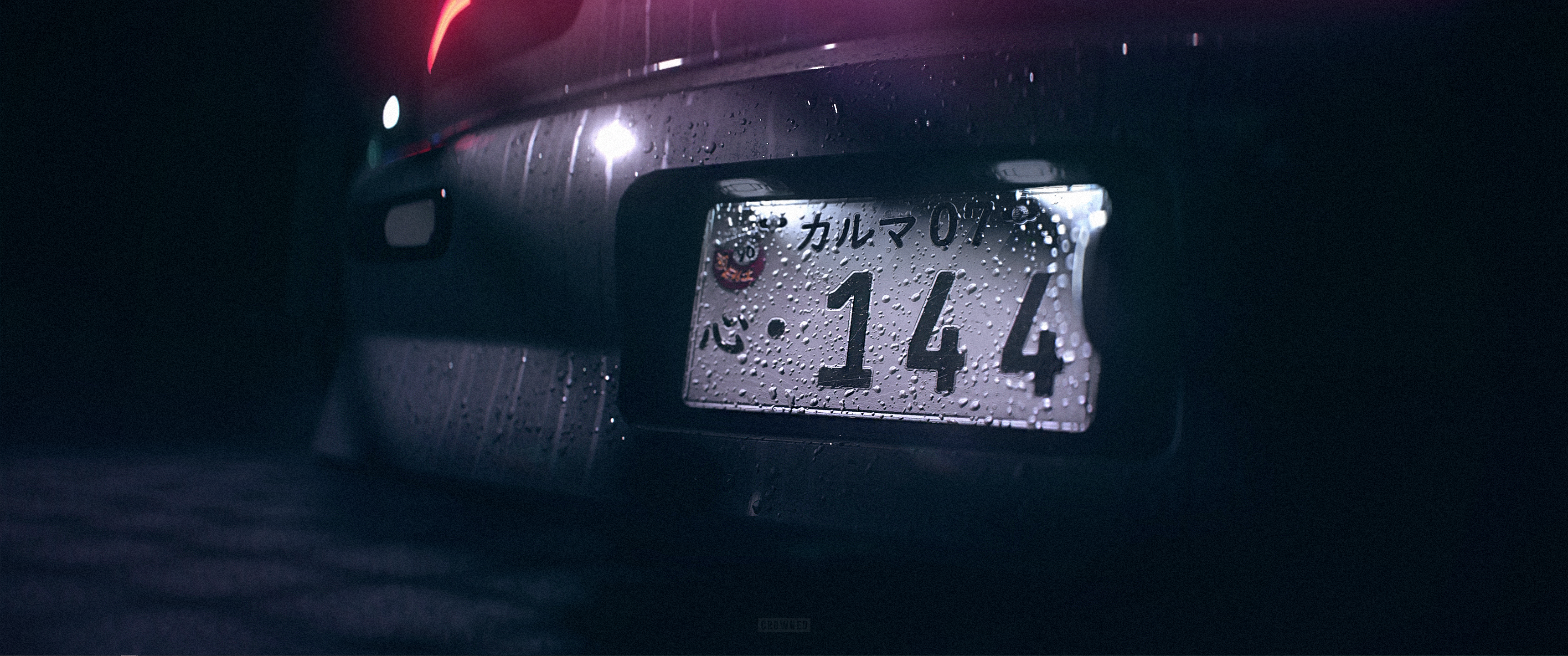Need for Speed 2015 car license plate at night HD Wallpaper