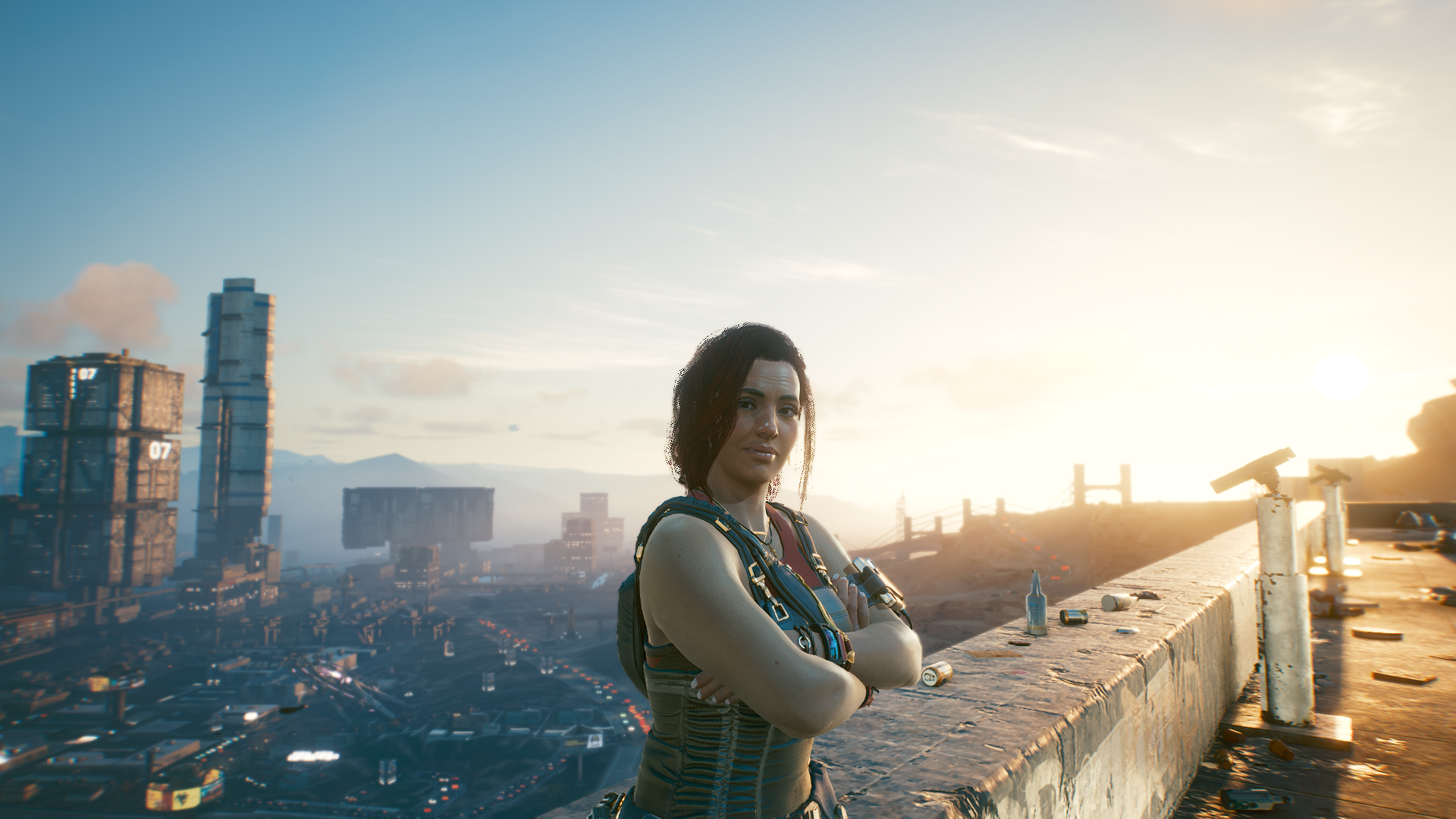 Claire Russell from Cyberpunk 2077 HD Wallpaper