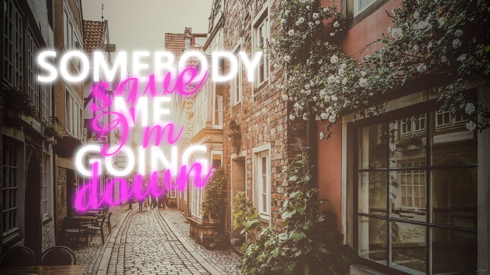 Somebody Give Me I'm Going Down Neon Sign HD Wallpaper