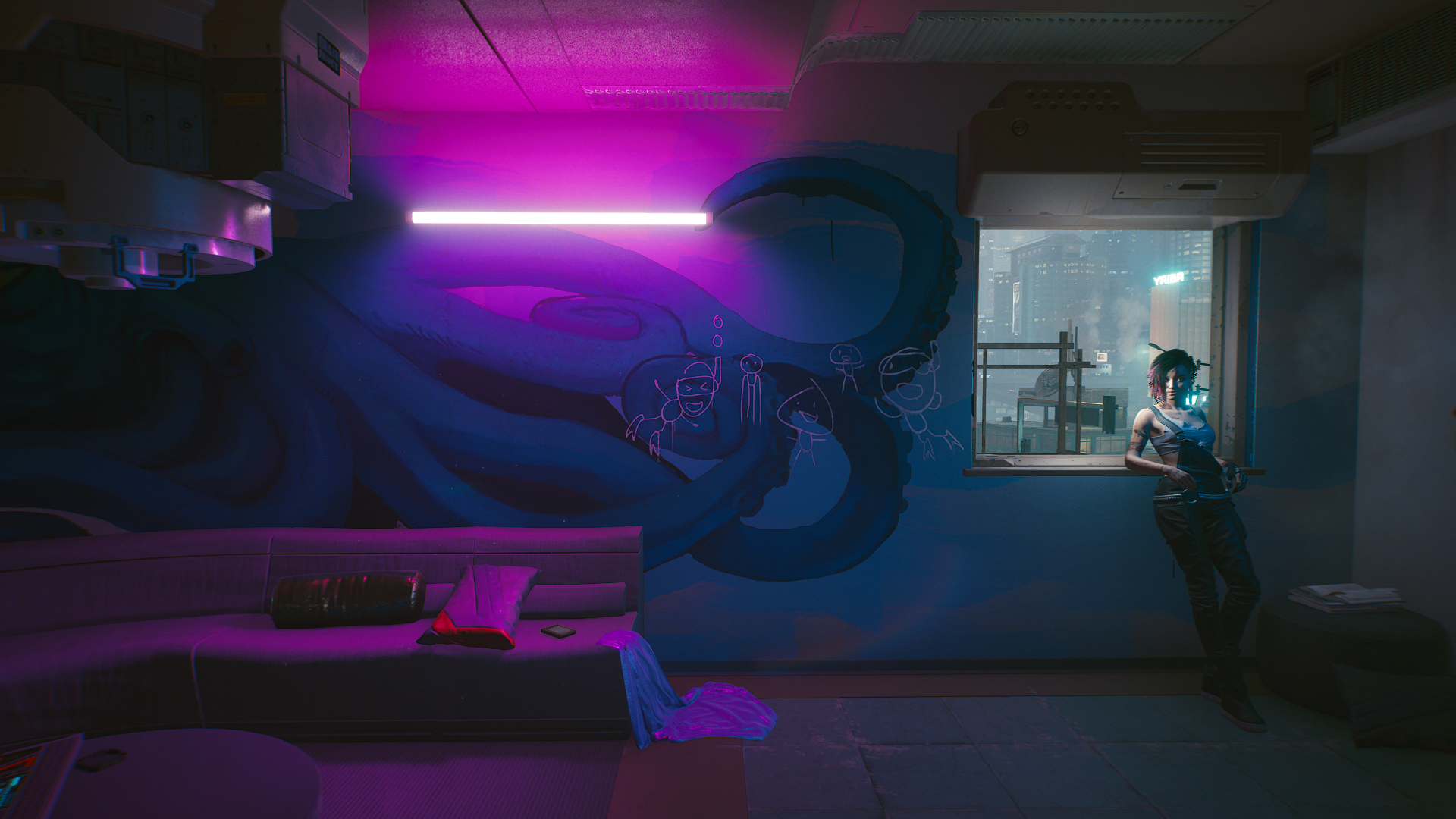 Judy Alvarez from Cyberpunk 2077 HD Wallpaper
