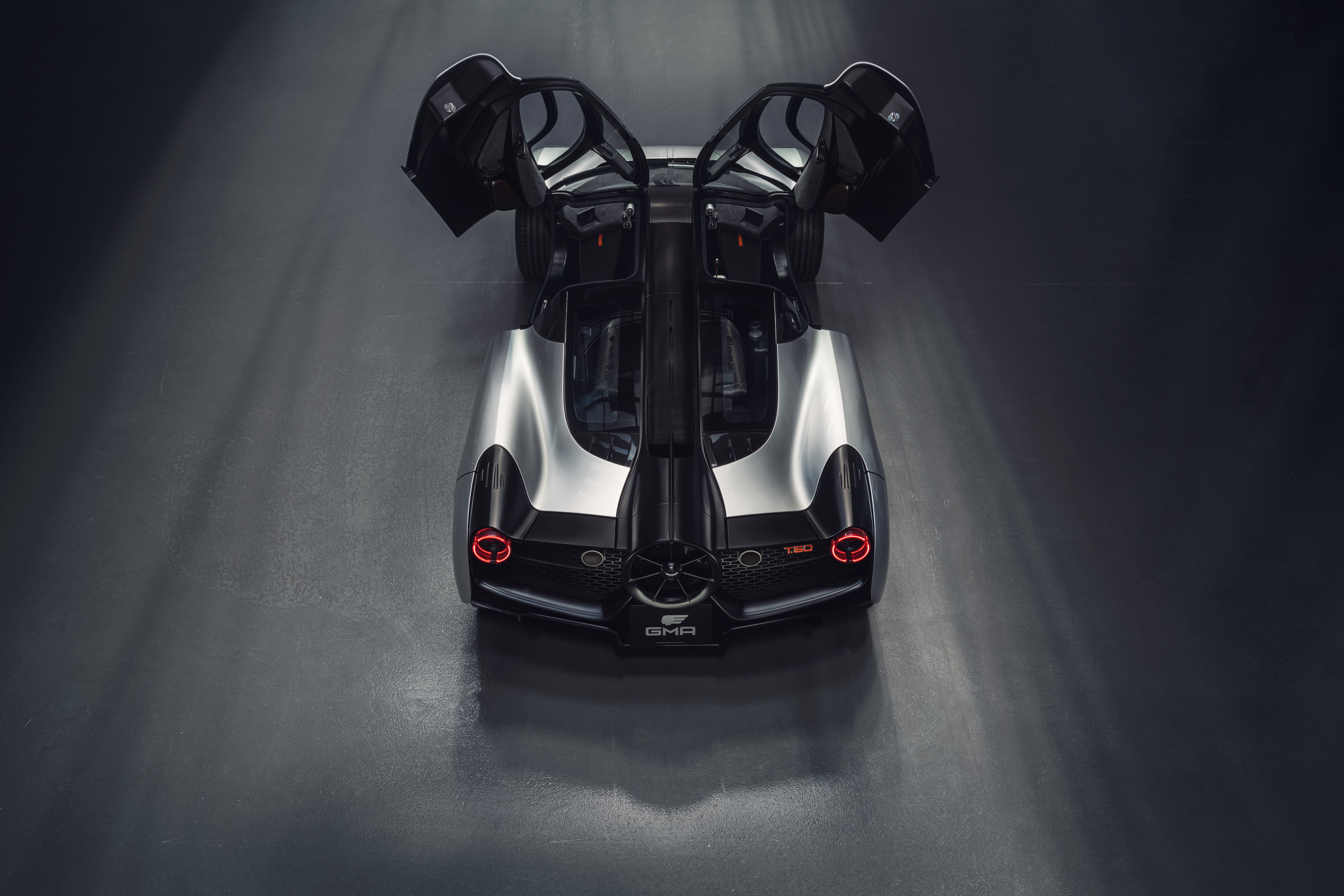 Gordon Murray Automotive T.50 from above HD Wallpaper