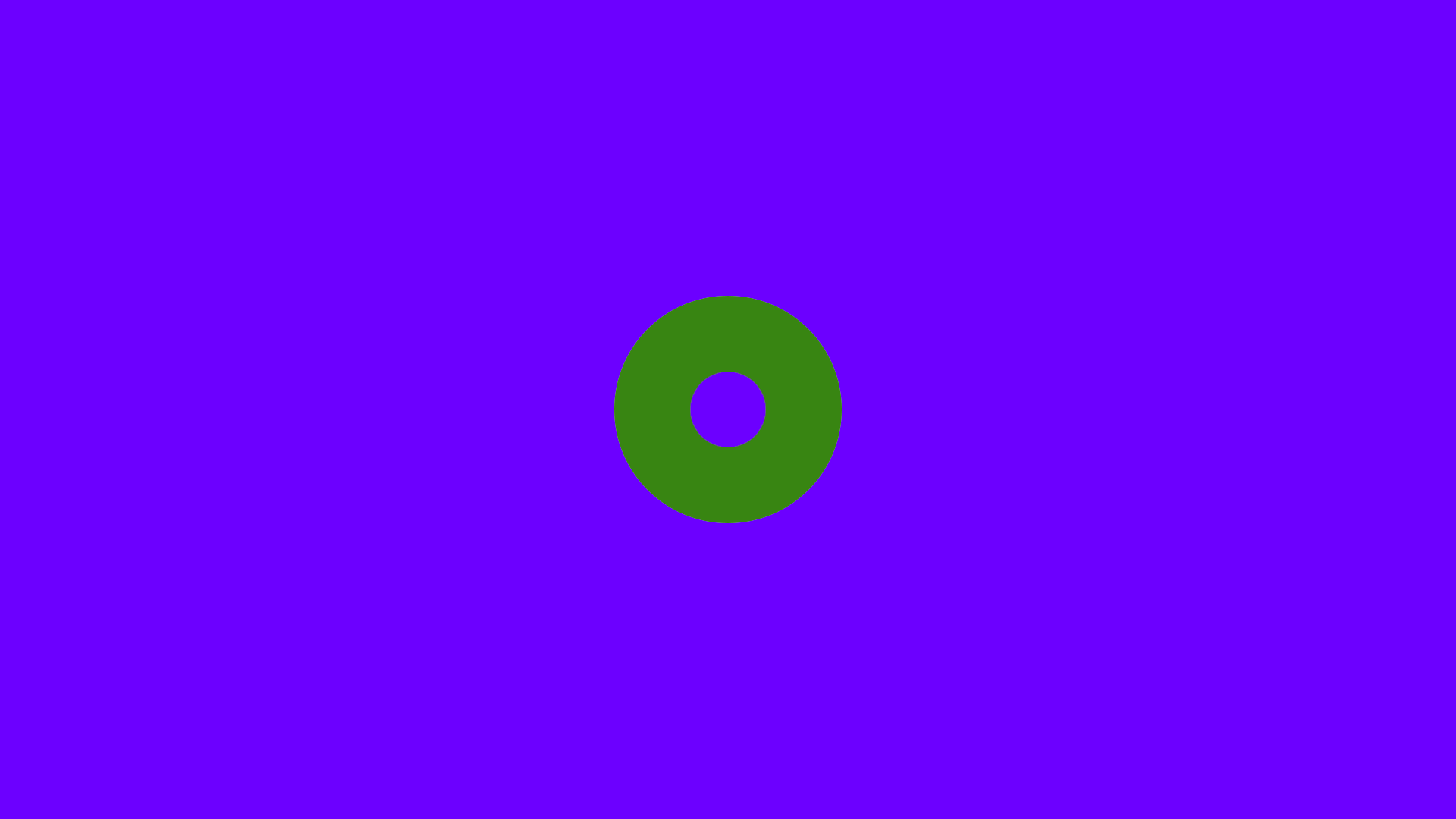 Green ring on a purple background HD Wallpaper