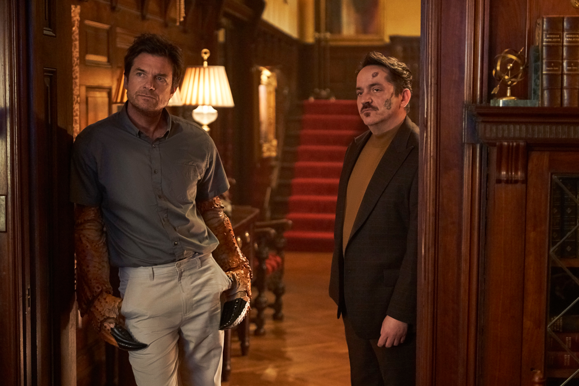 Jason Bateman and Ben Falcone in Thunder Force HD Wallpaper