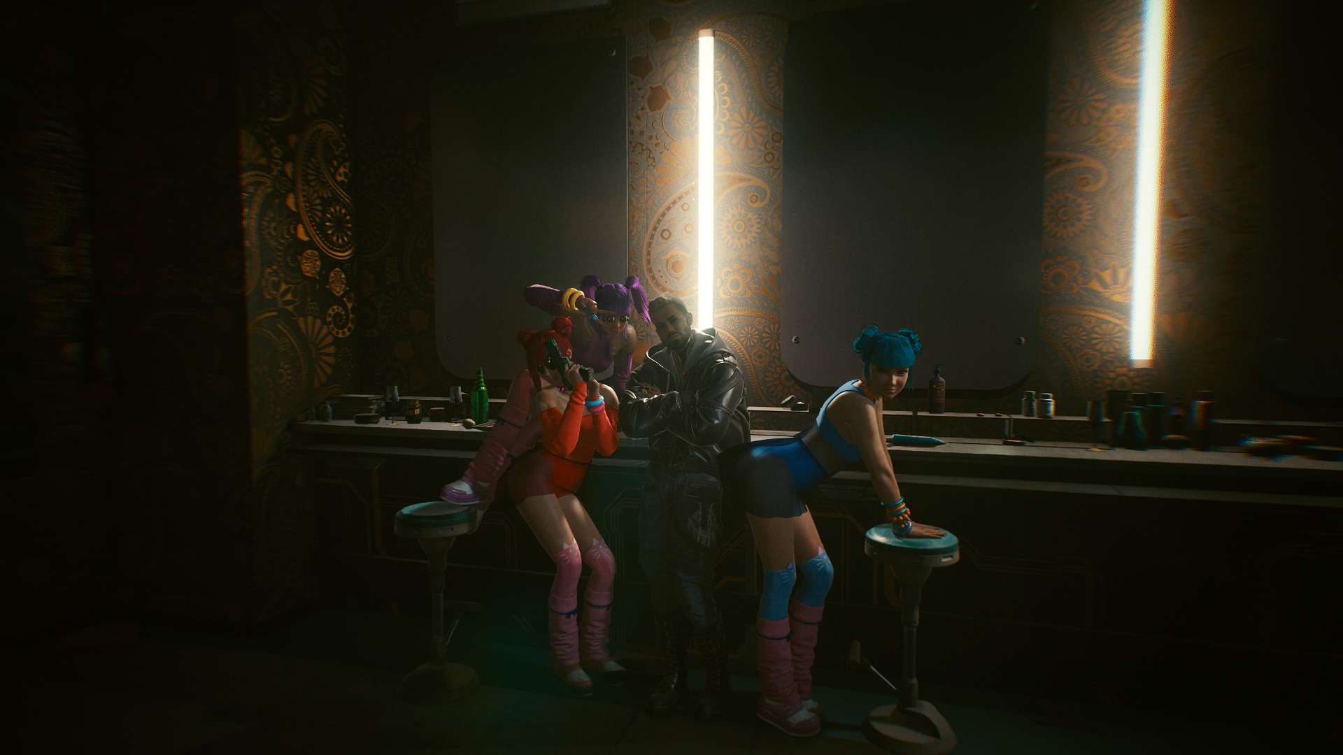 Kerry Eurodyne and Us Cracks from Cyberpunk 2077 HD Wallpaper