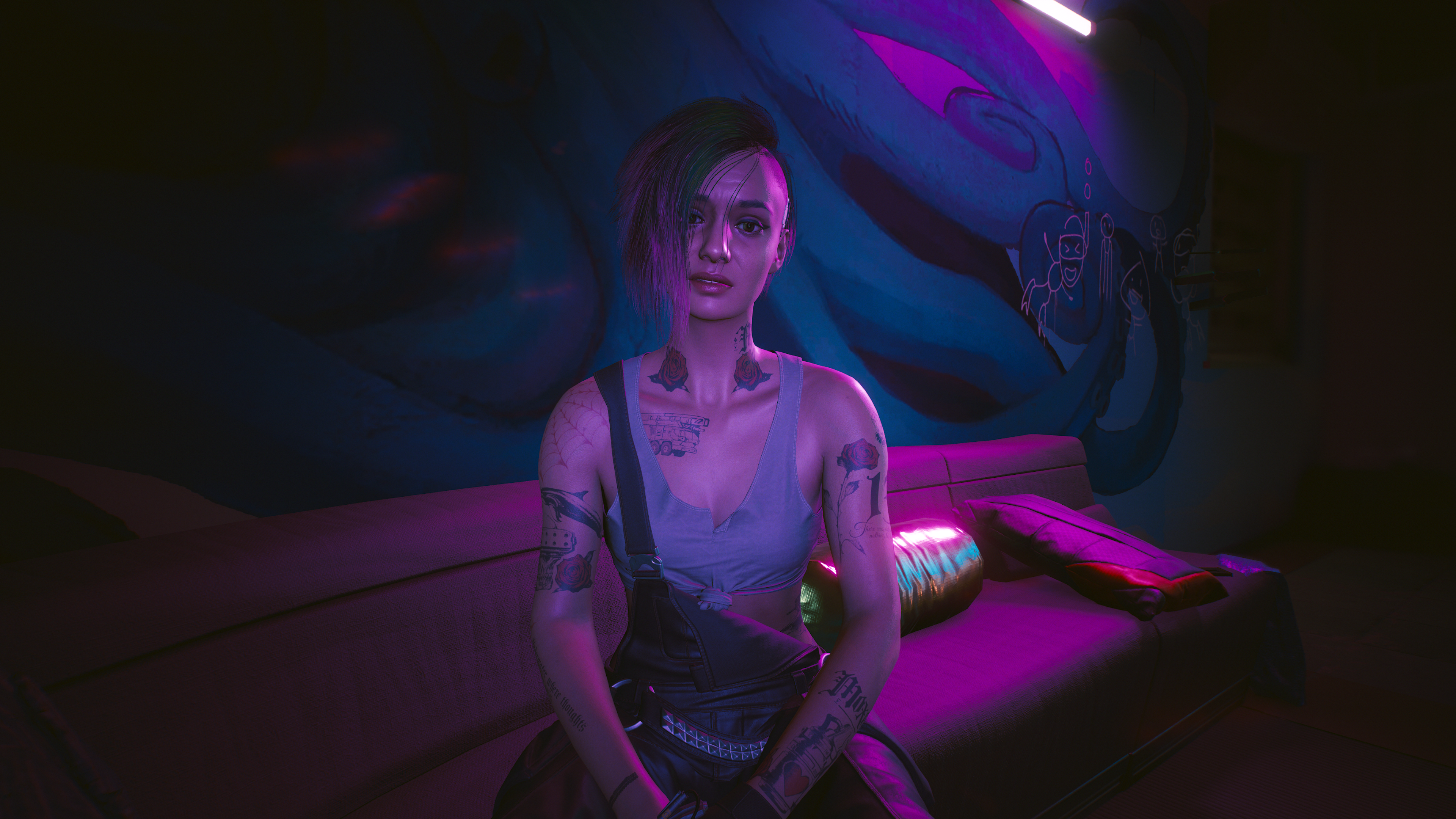 Judy Alvarez from Cyberpunk 2077 HD Wallpaper