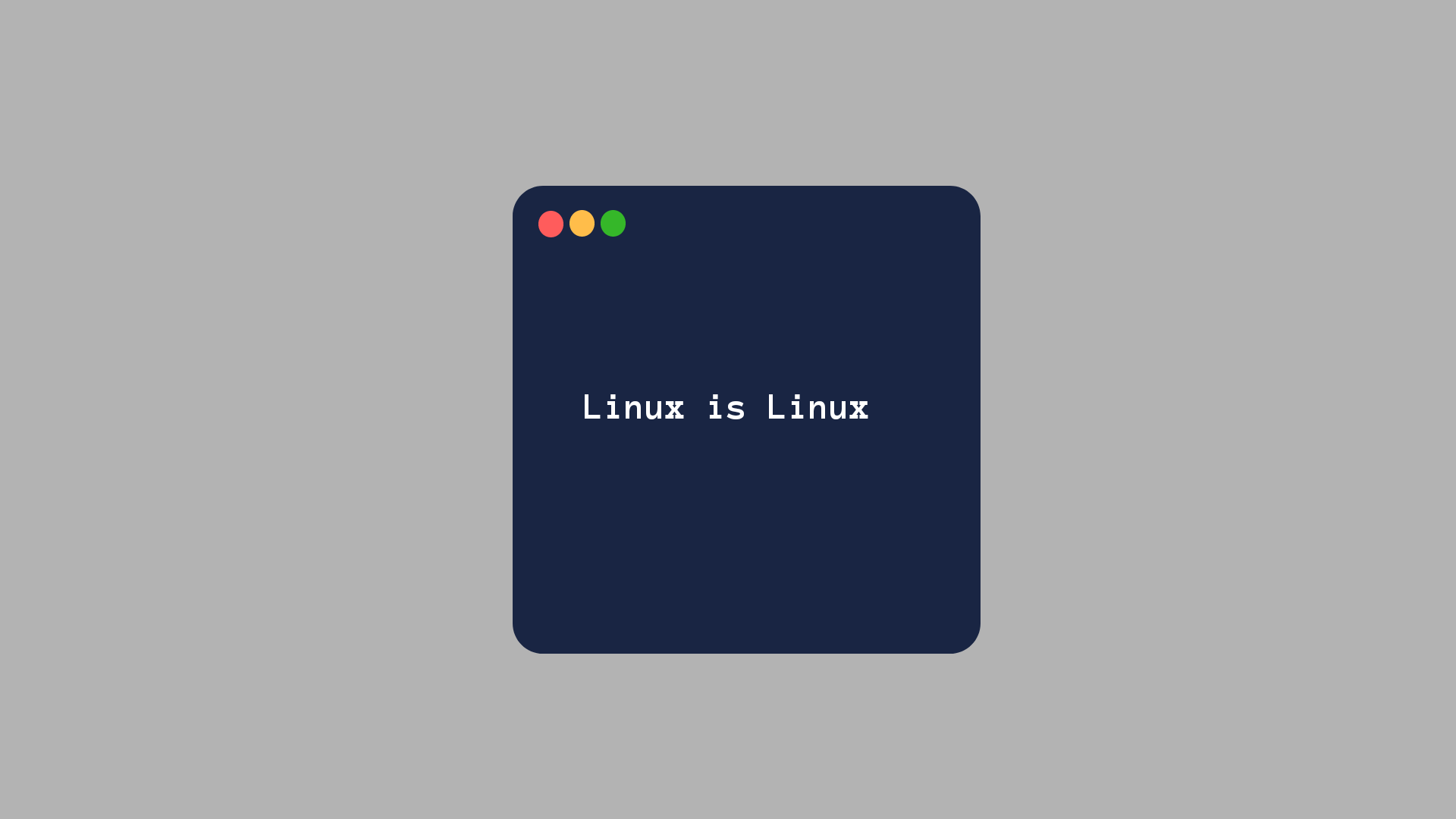 Linux is Linux terminal window HD Wallpaper