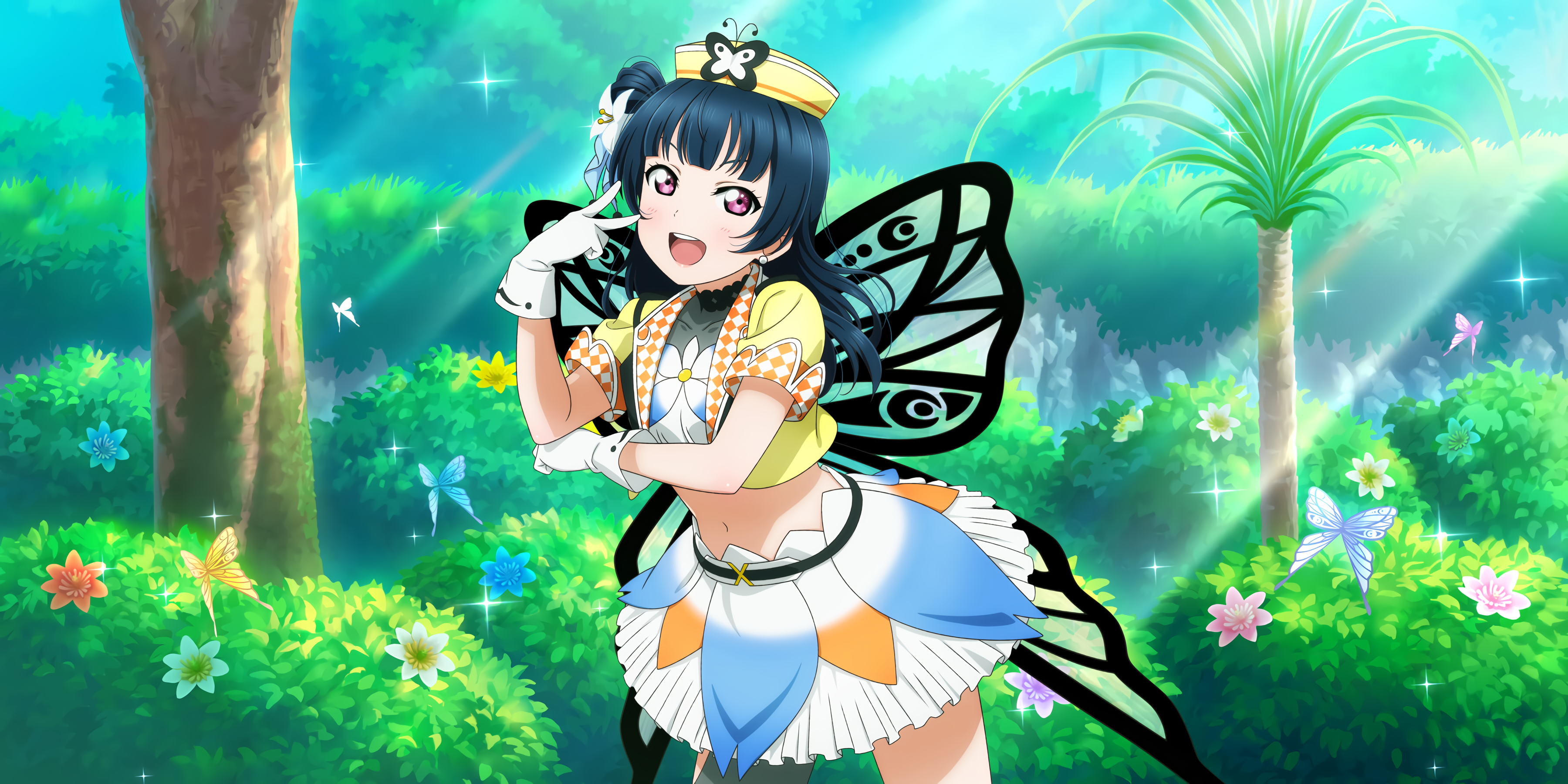Tsushima Yoshiko from Love Live! Sunshine!! HD Wallpaper