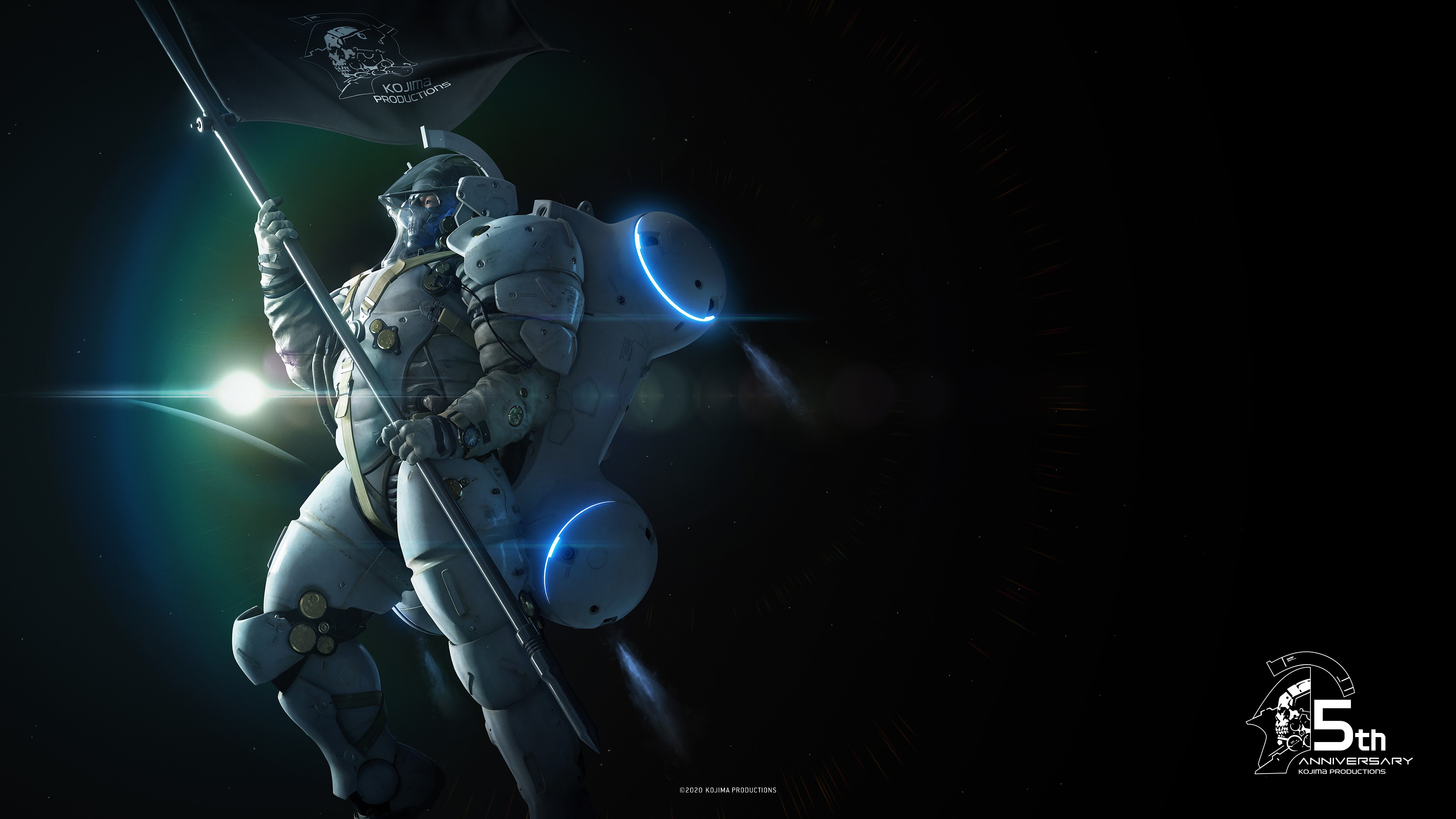 4K Artwork of Kojima Productions 5th Anniversary HD Wallpaper