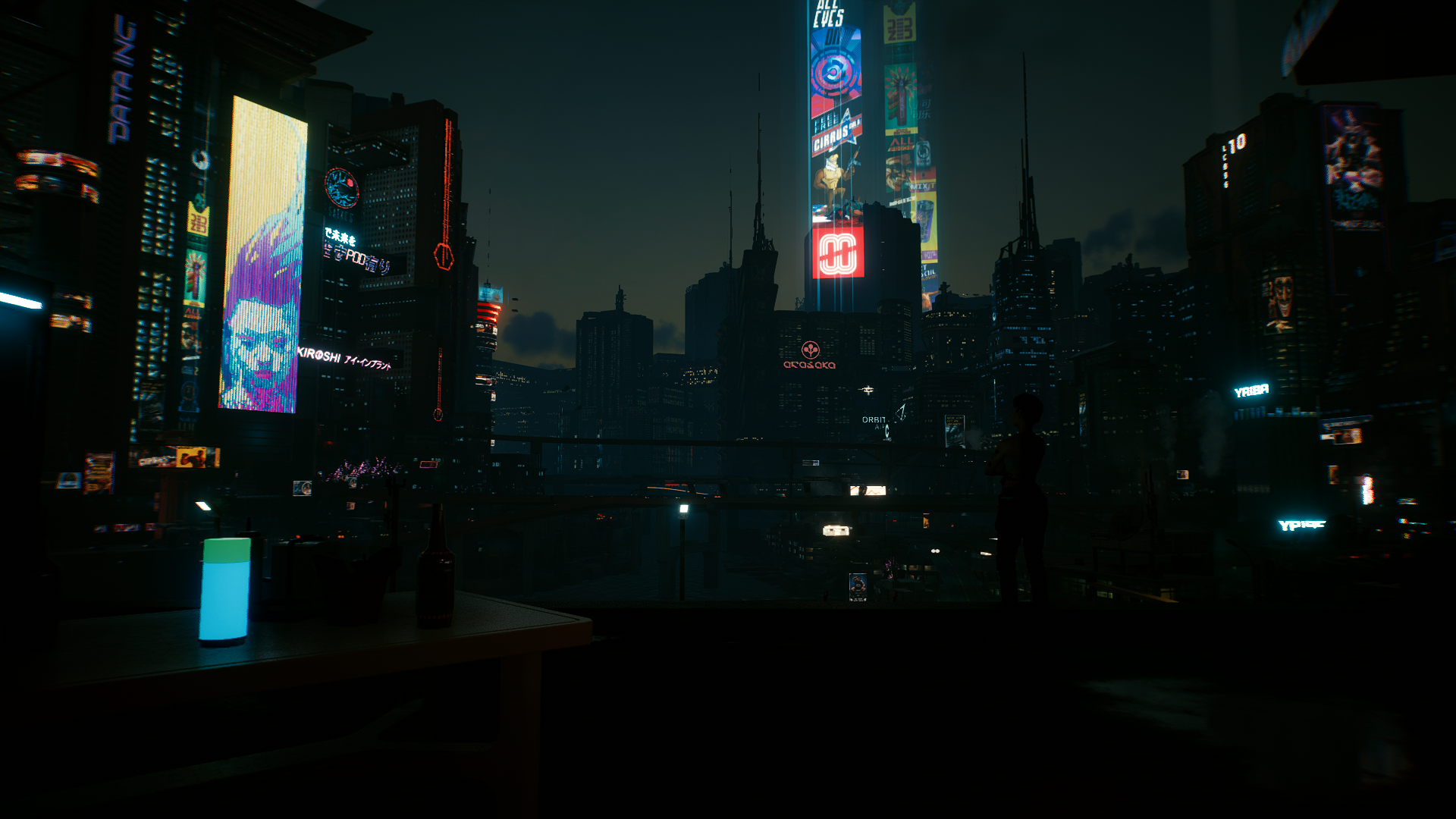 Cyberpunk 2077 Night City Skyline HD Wallpaper