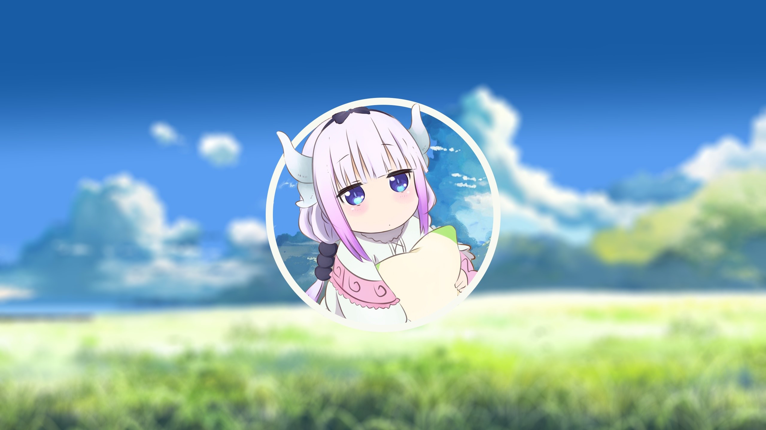 Kanna Kamui from Kobayashi-san Chi no Maid Dragon HD Wallpaper