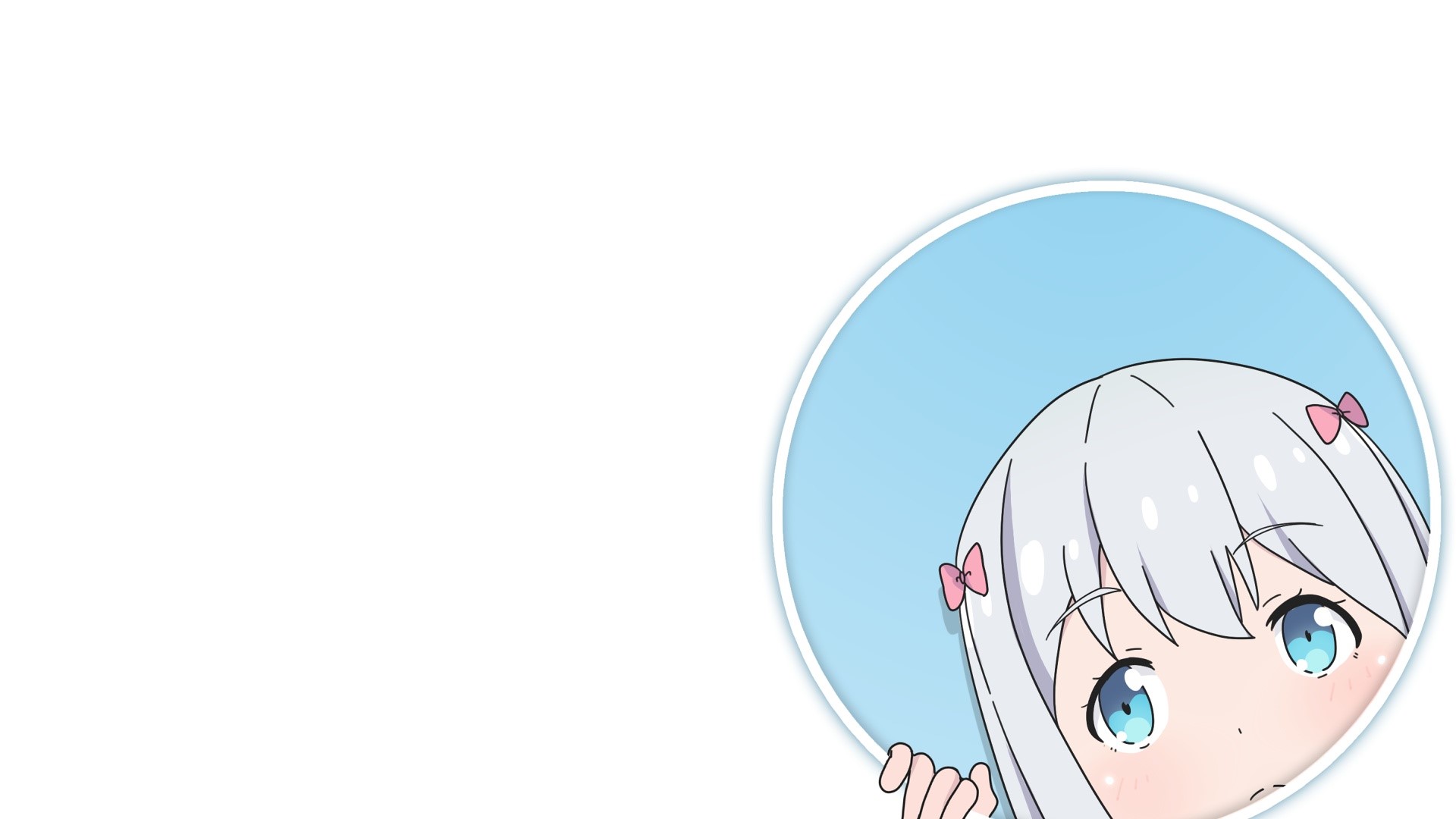 Izumi Sagiri from Eromanga-sensei peeking HD Wallpaper