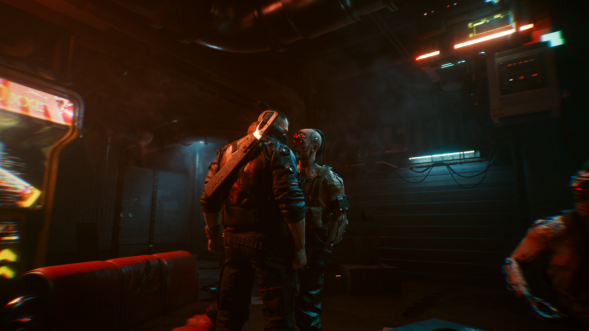Cyberpunk 2077 Maelstrom Gang characters HD Wallpaper