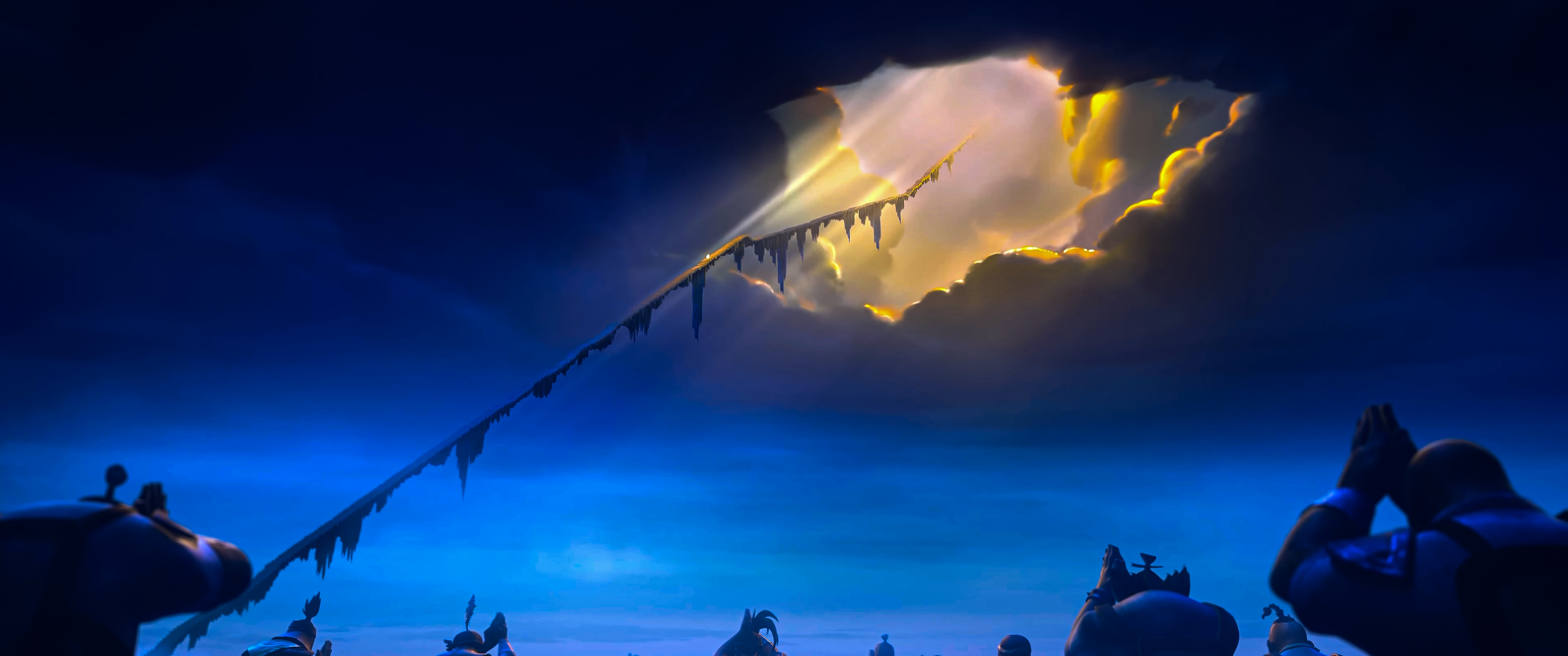 Legend of Deification, sky, sunlight, clouds, sun rays HD Wallpaper