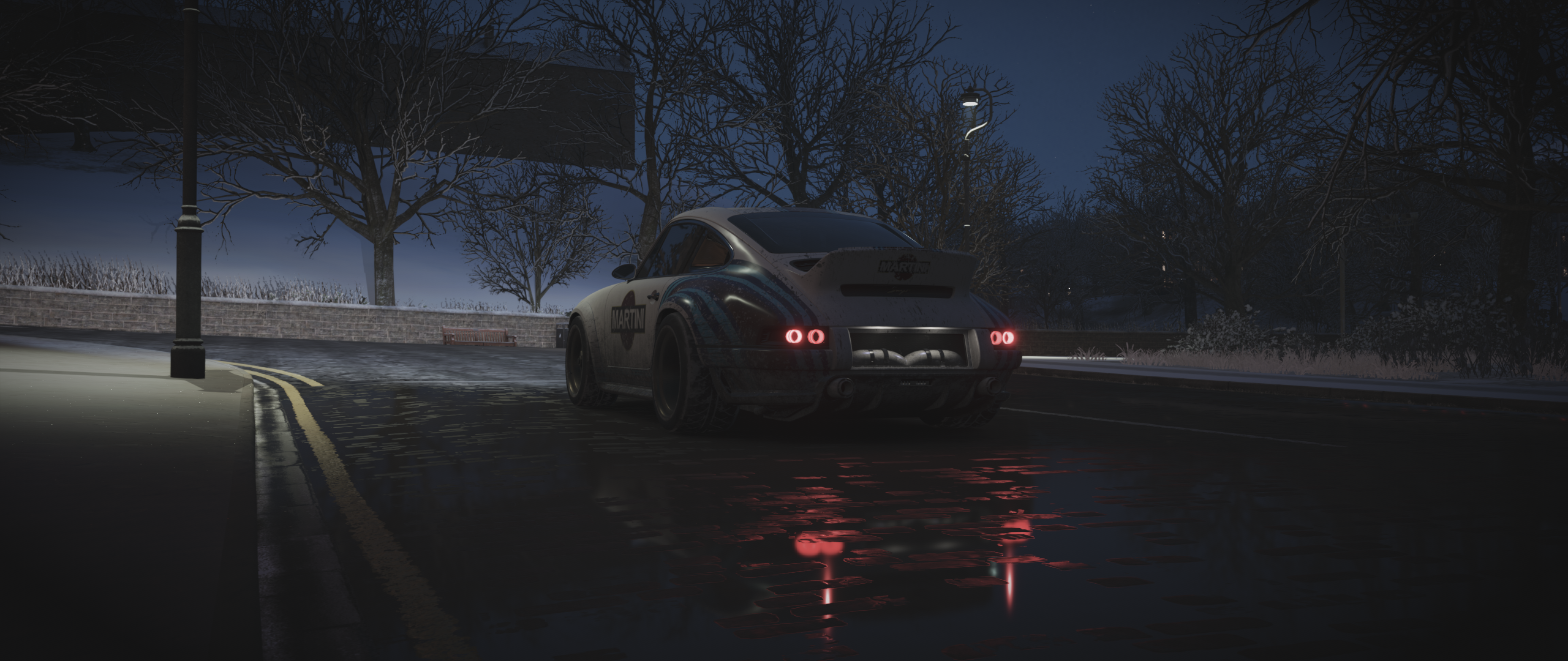 Martini Racing Porsche 911 in Forza Horizon 4 HD Wallpaper