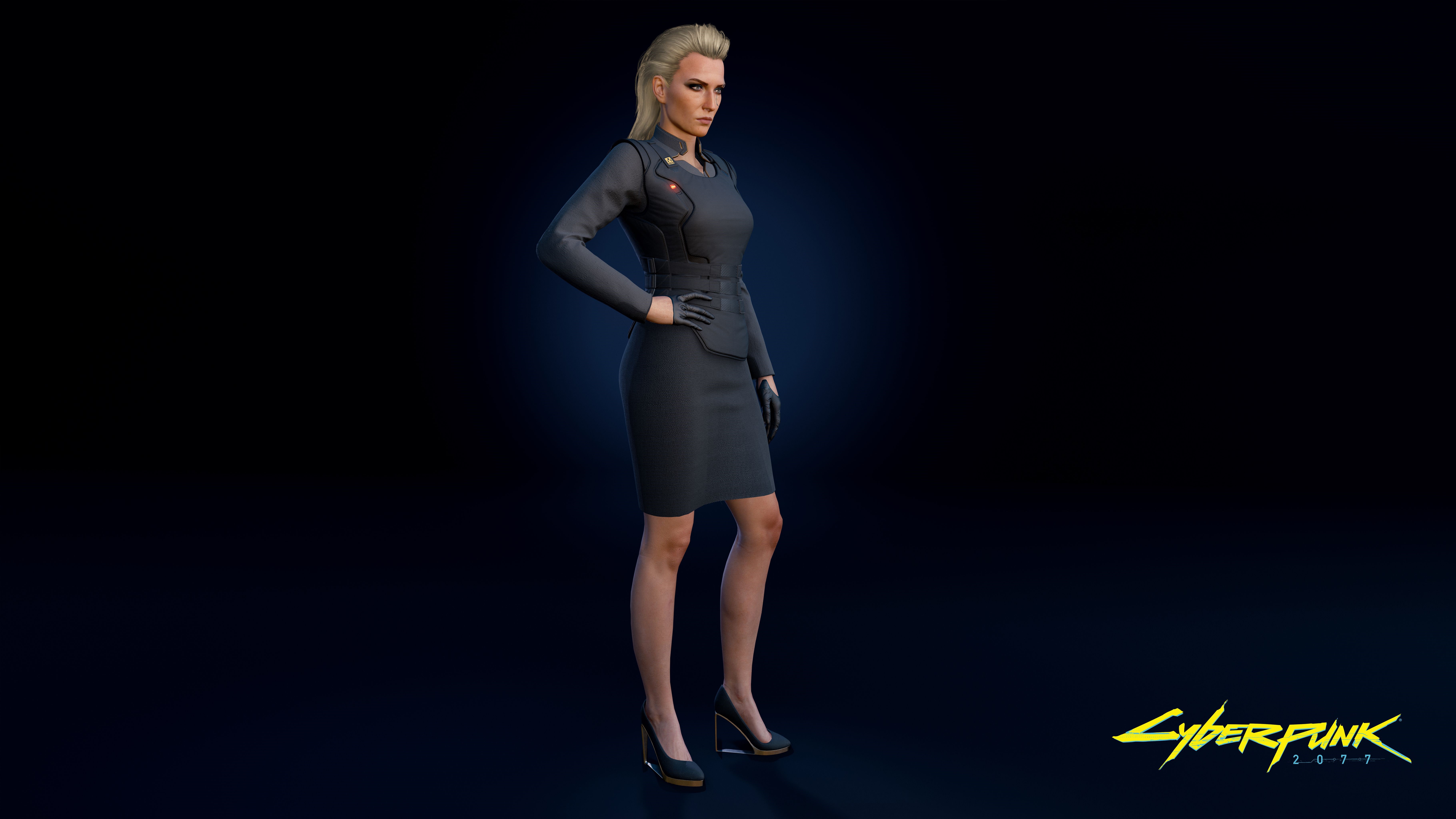 Meredith Stout from Cyberpunk 2077 HD Wallpaper
