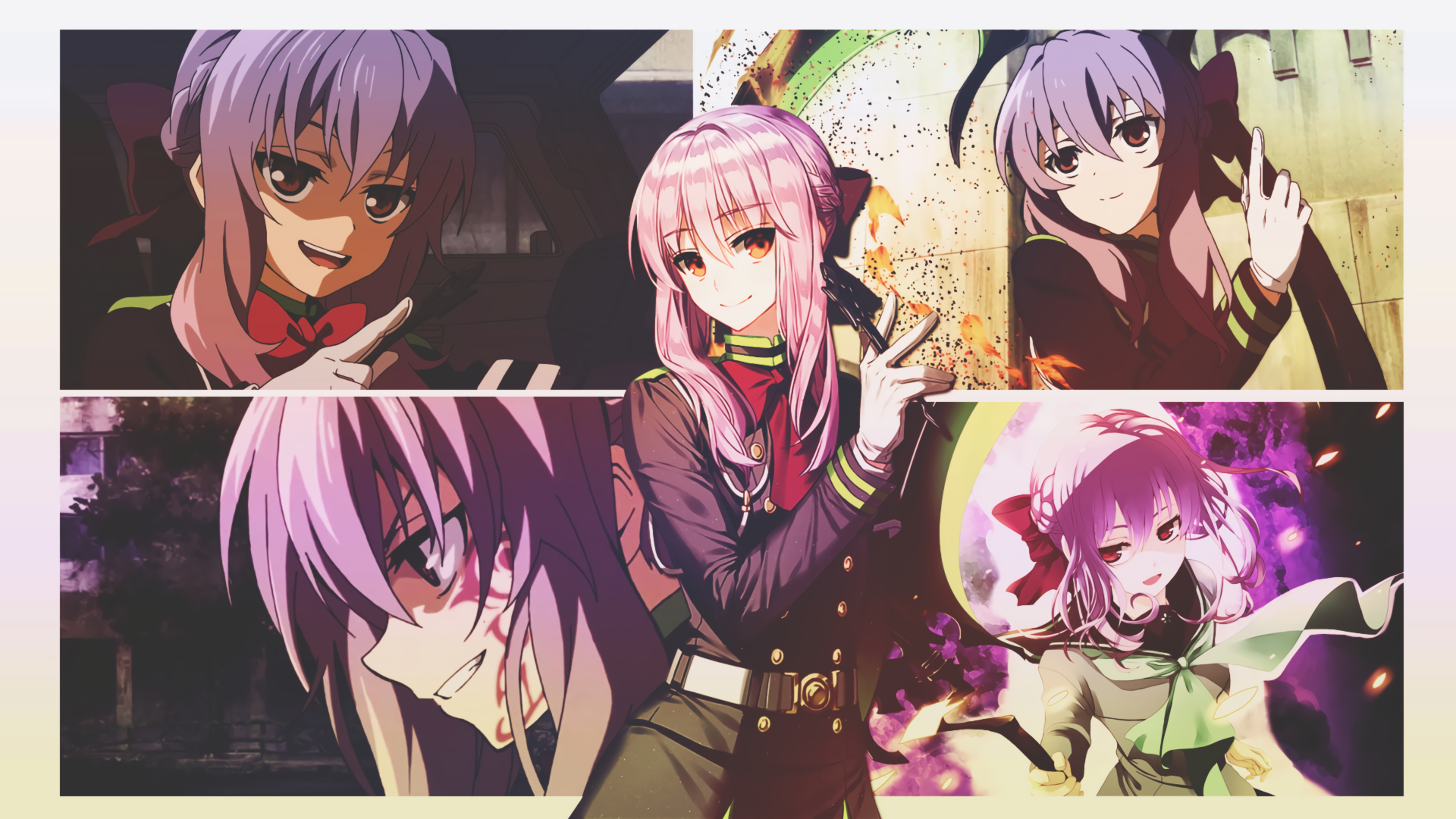 4K Owari No Seraph: Hiiragi Shinoa Anime Girls HD Wallpaper