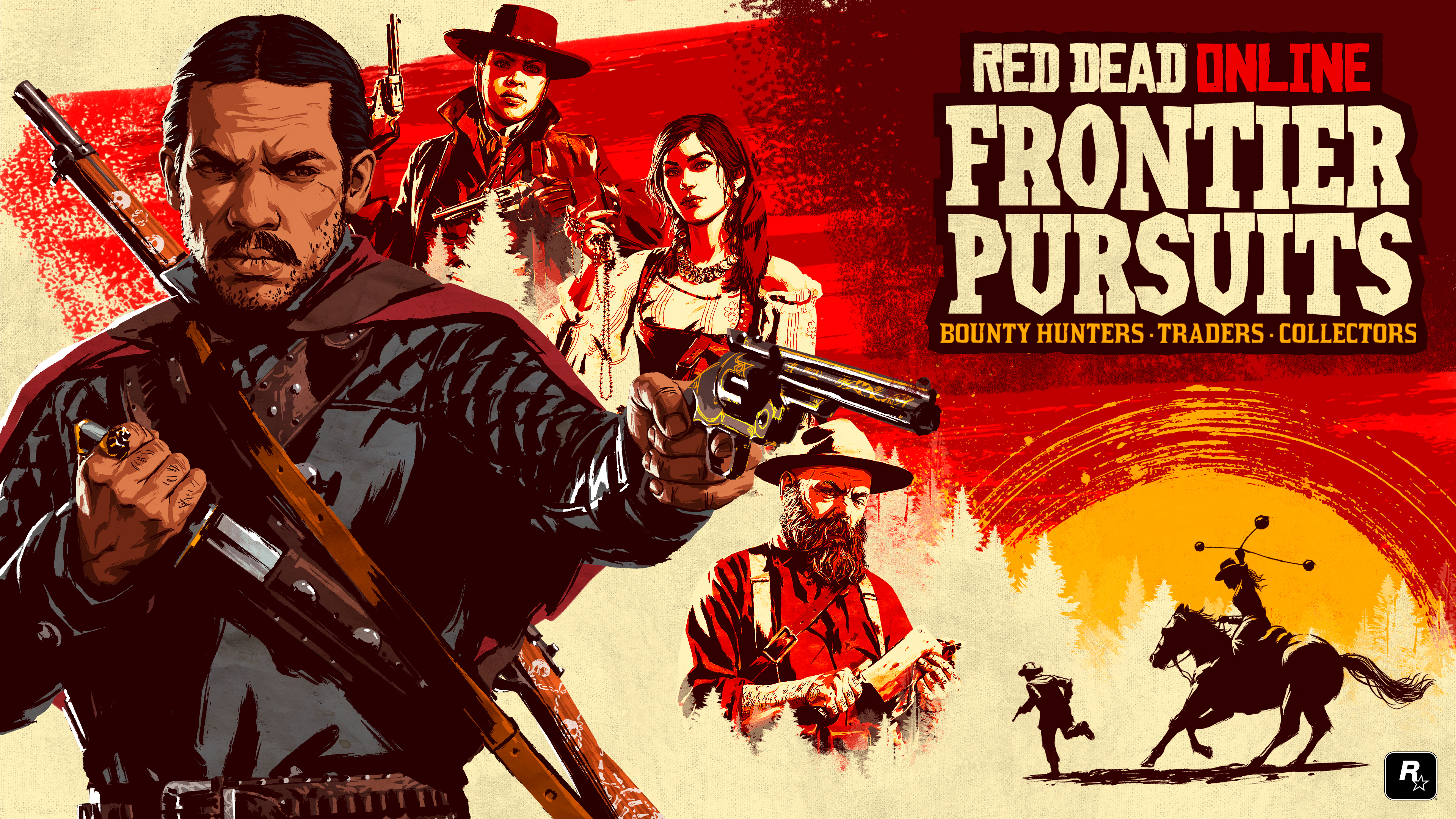 Red Dead Online Frontier Pursuits Bounty Hunters Traders Collectors HD Wallpaper