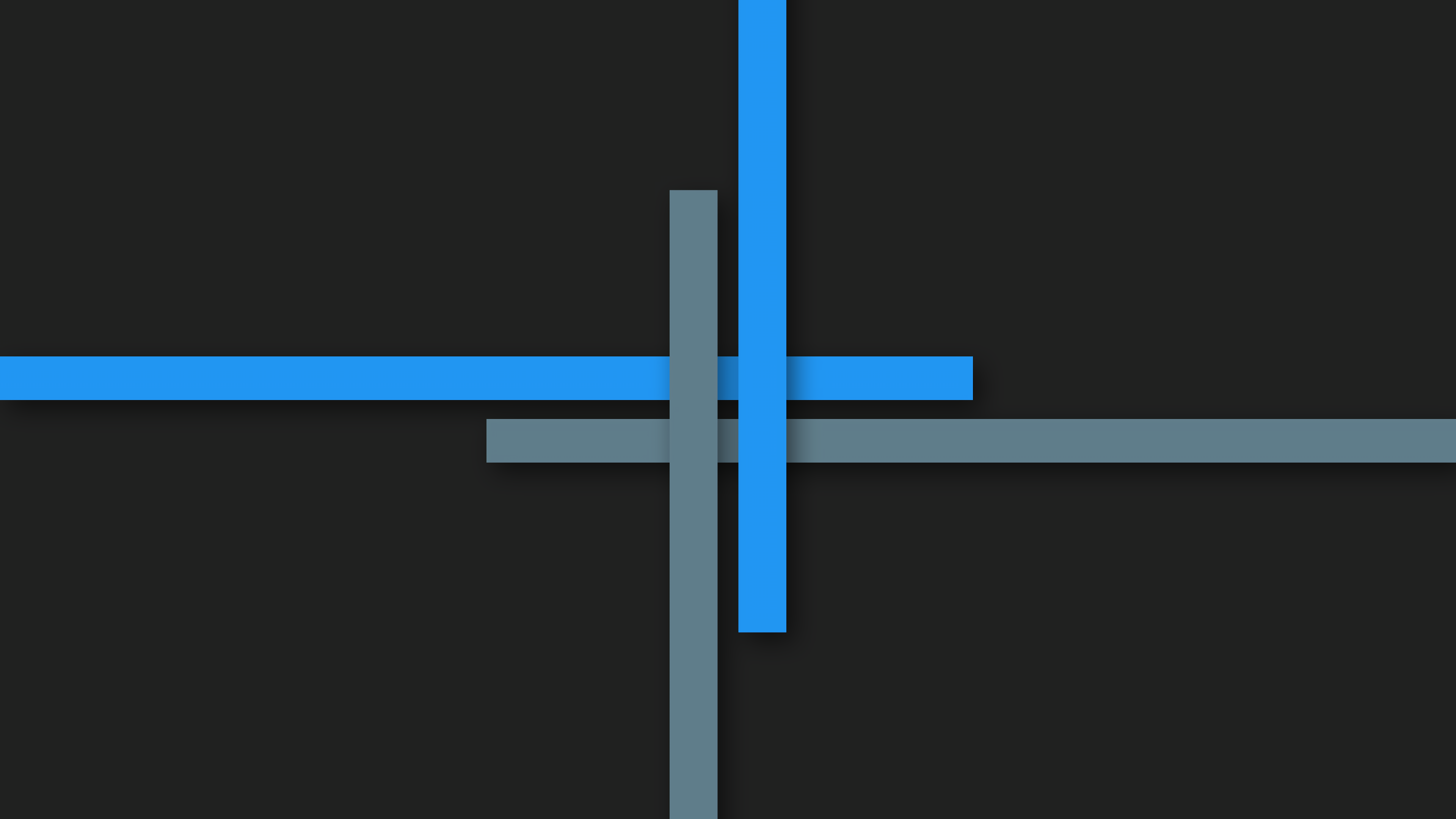 Minimalist Blue and Gray Lines 4K HD Wallpaper