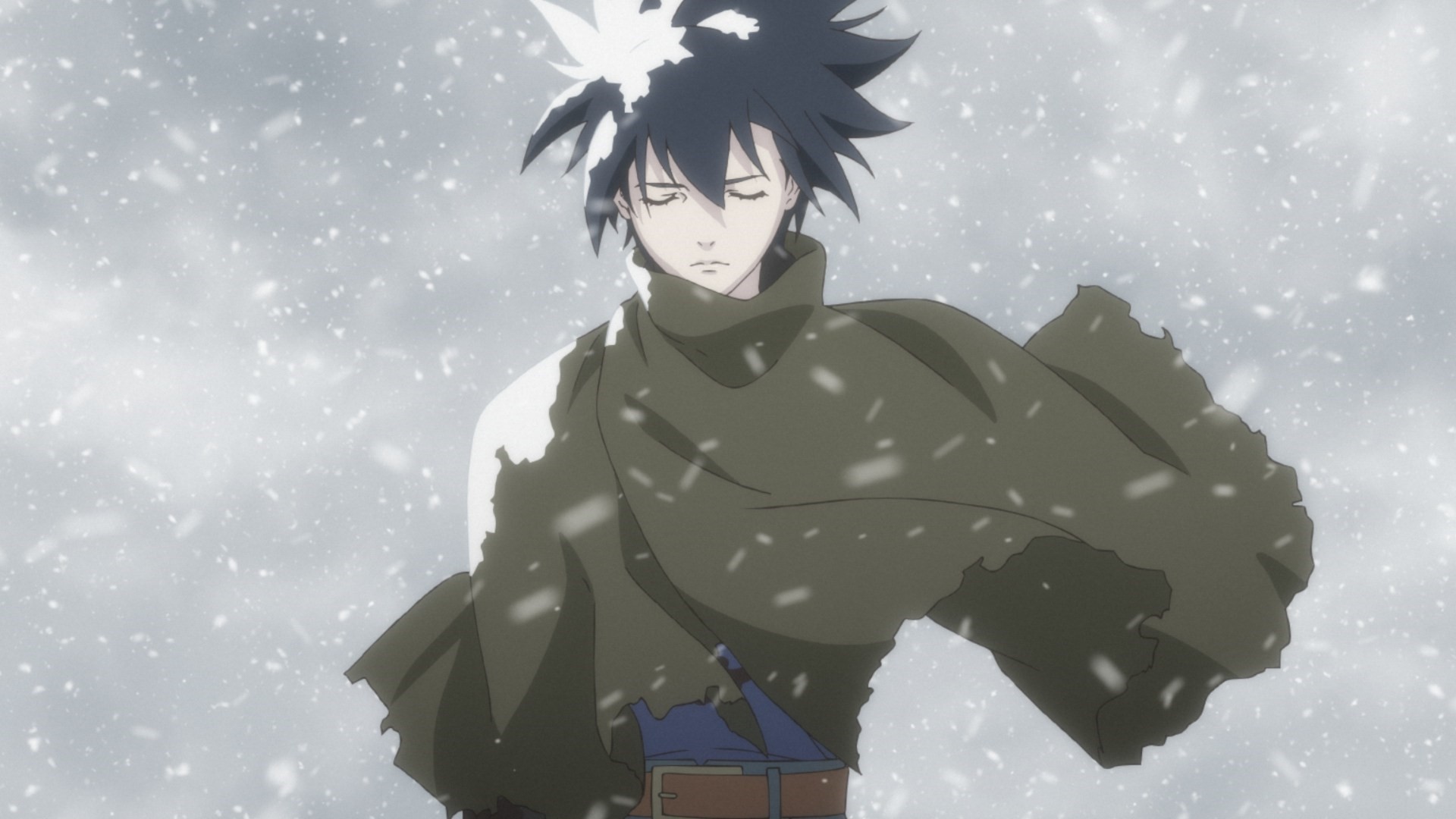 Rikuo from B the Beginning in snow HD Wallpaper