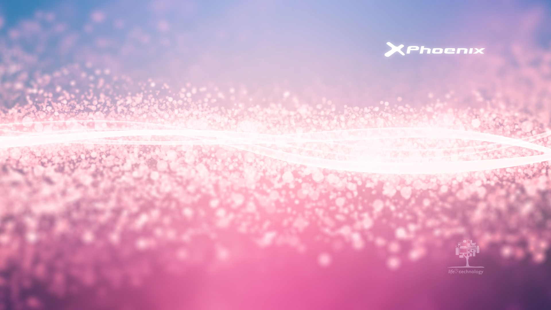 XPhoenix abstract digital art with particles HD Wallpaper