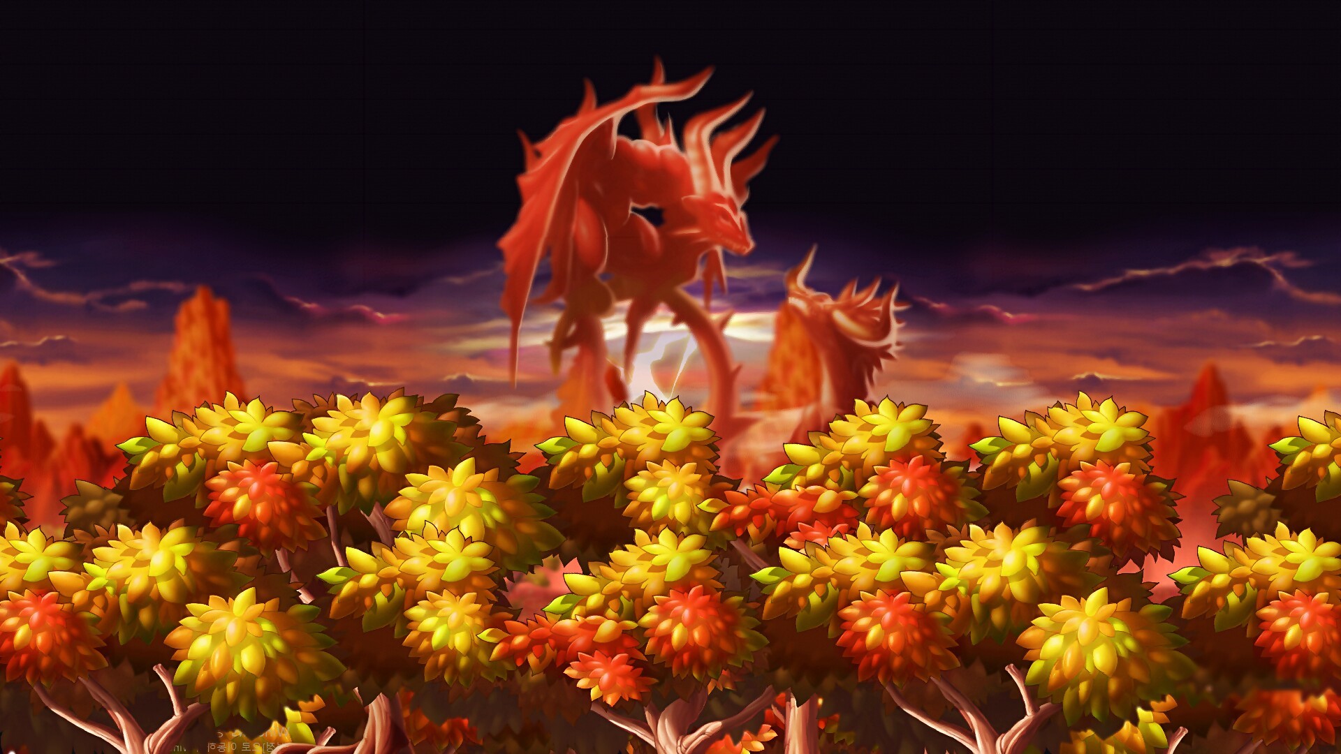 MapleStory video game art with dragons HD Wallpaper