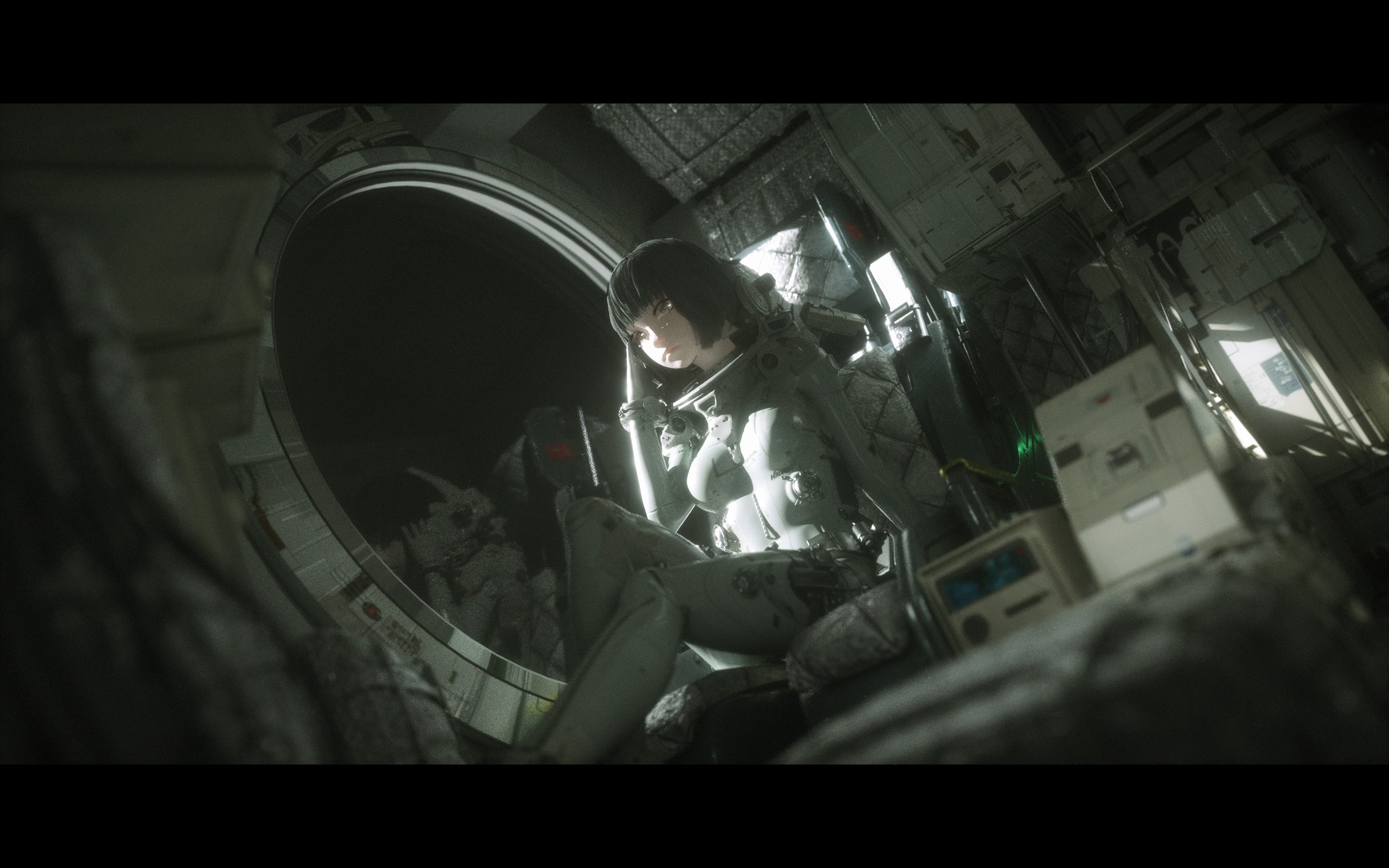 Anime girl in a space suit from Knights of Sidonia HD Wallpaper