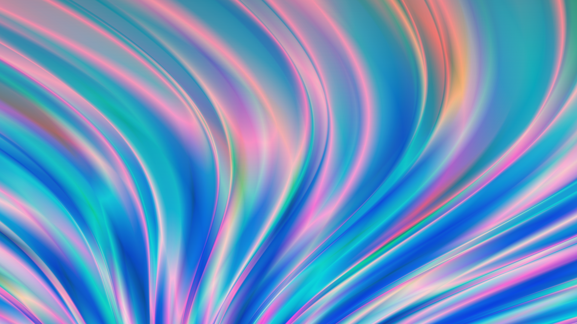 Abstract digital art with waveforms HD Wallpaper