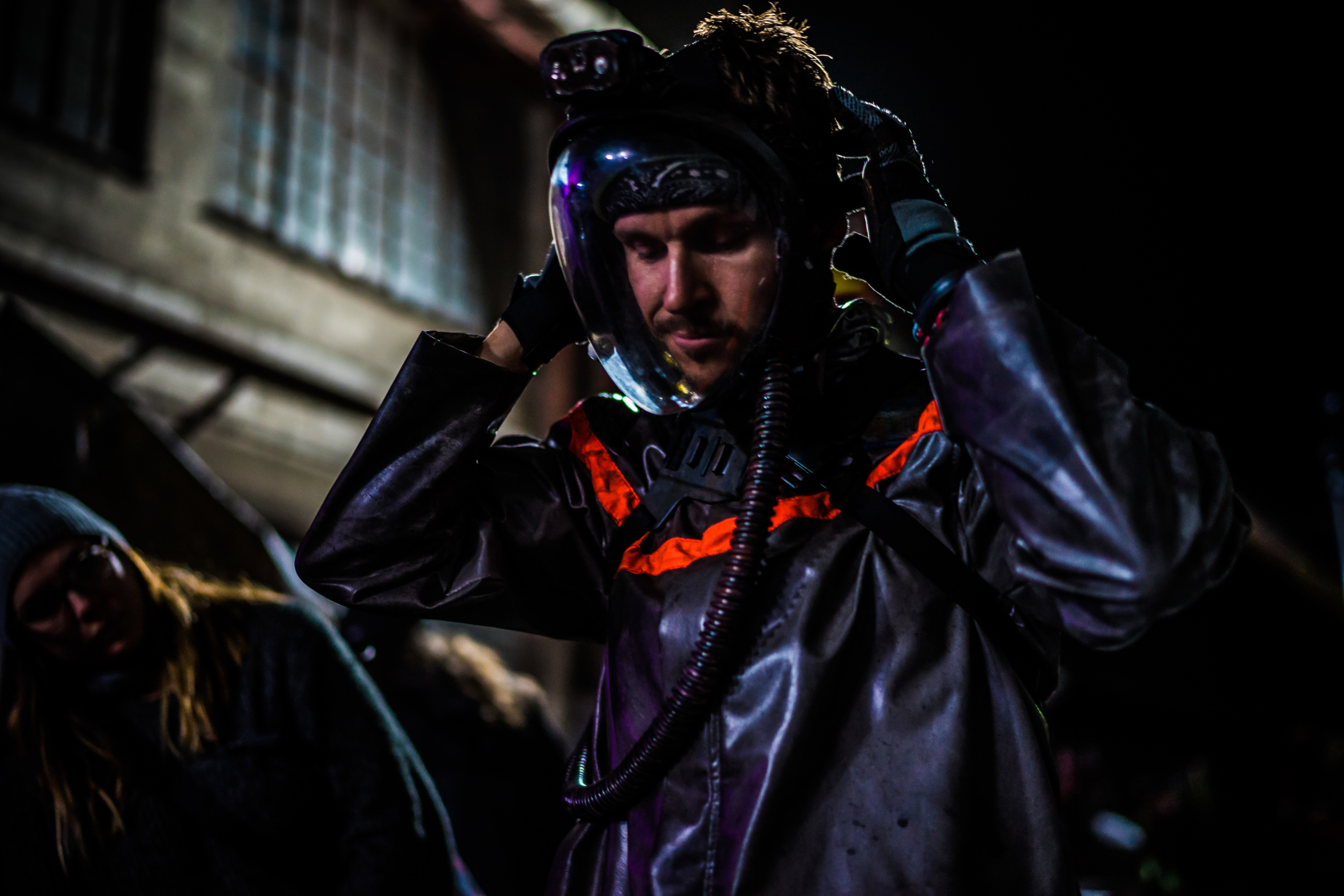 Ryan Kwanten in a futuristic suit HD Wallpaper