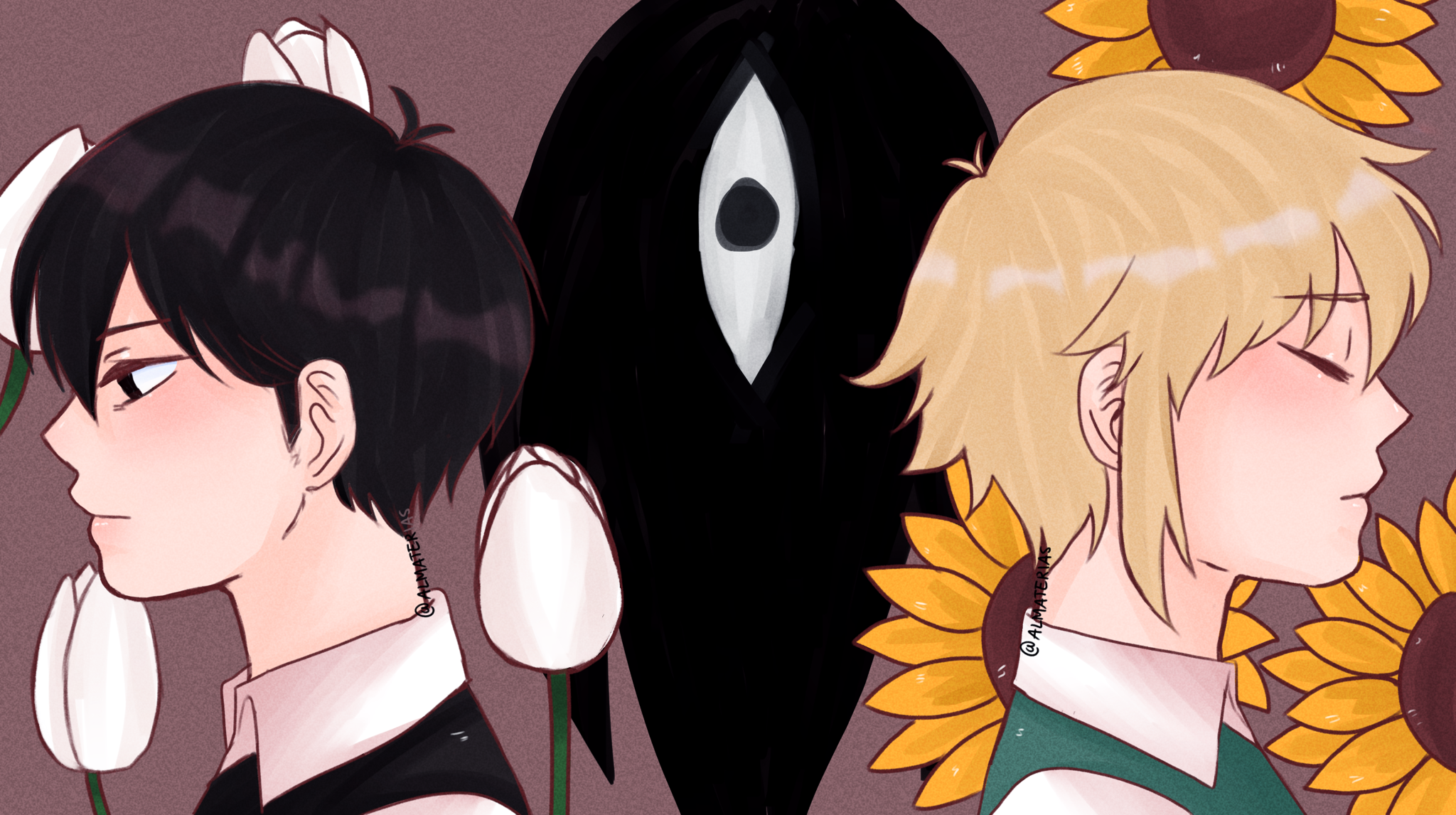 Sunny and Basil with Omori's Eye HD Wallpaper