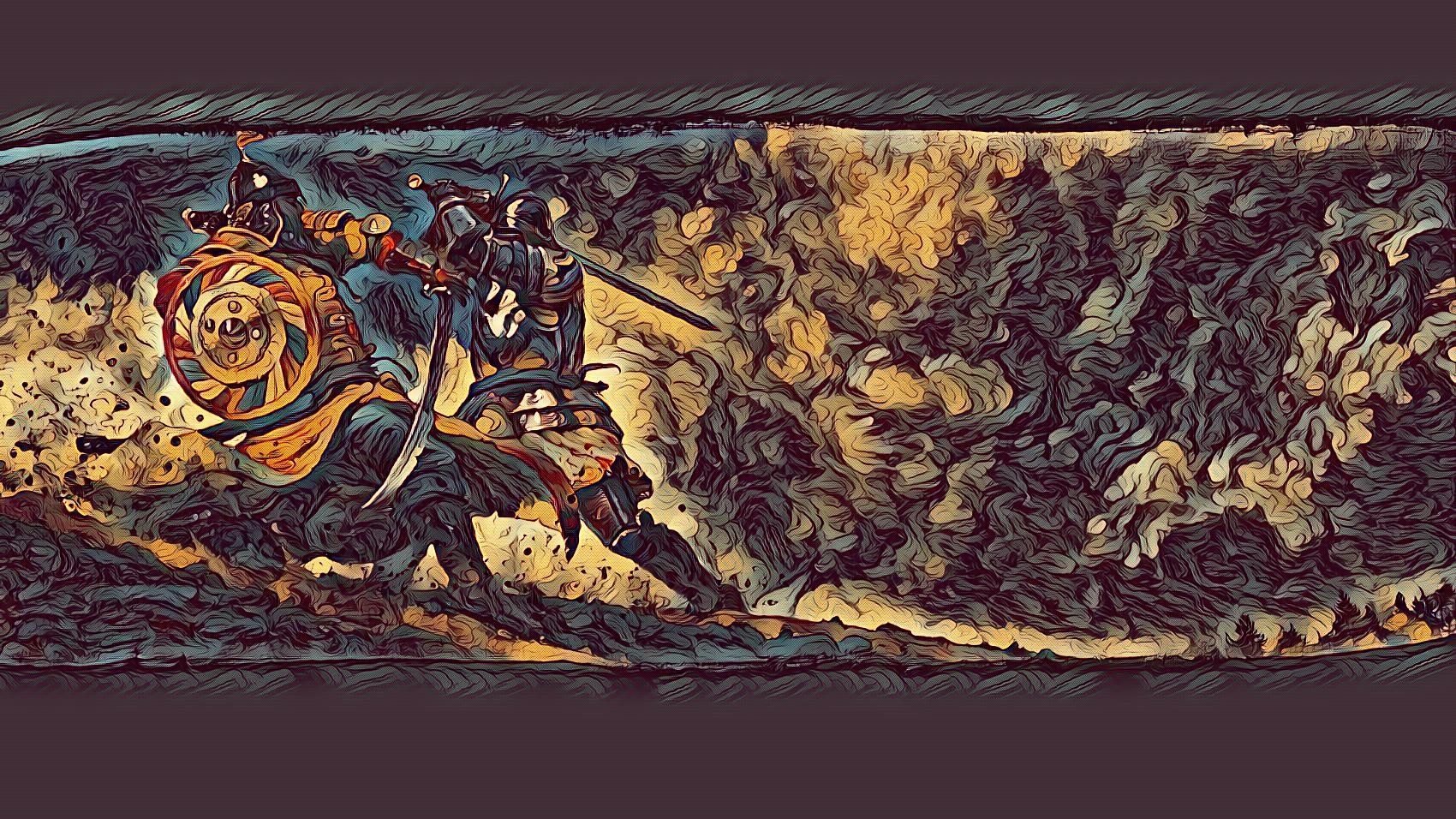 Knights battling in Kingdom Come: Deliverance artwork HD Wallpaper