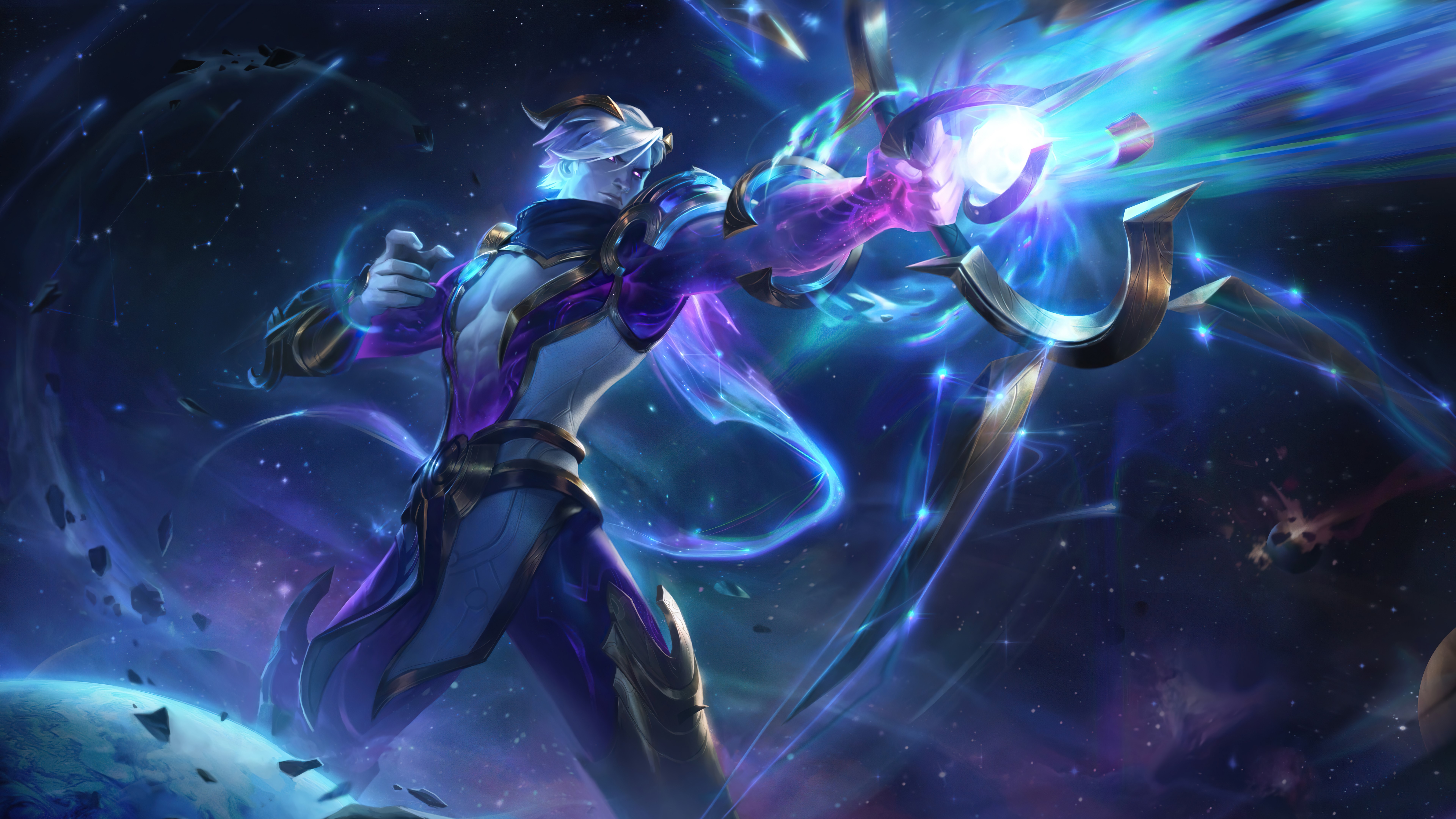 Varus from League of Legends in Space HD Wallpaper