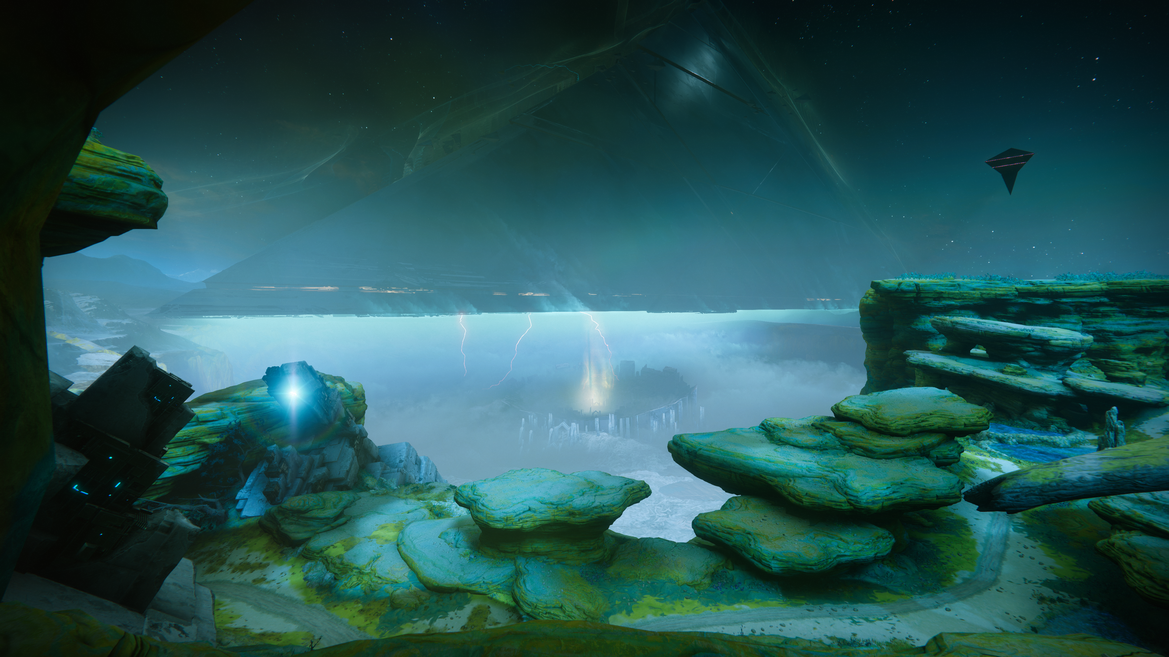 Destiny 2 Pyramid Ships over Io HD Wallpaper