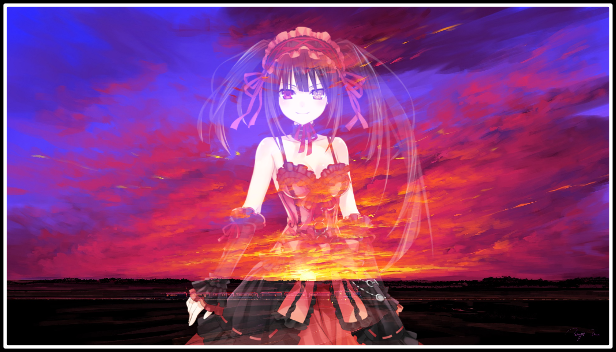 Tokisaki Kurumi from Date A Live HD Wallpaper