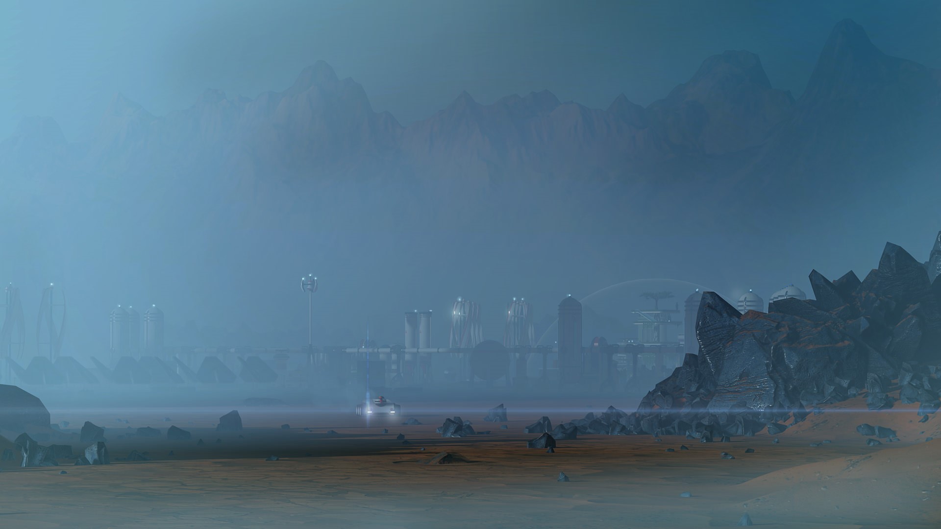 Exploration and survival on Mars HD Wallpaper