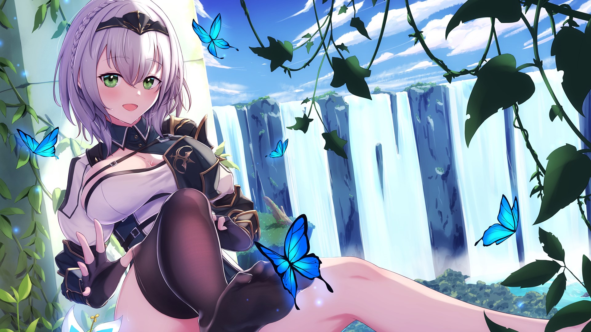 Shirogane Noel from Hololive by Cocoablue23 HD Wallpaper