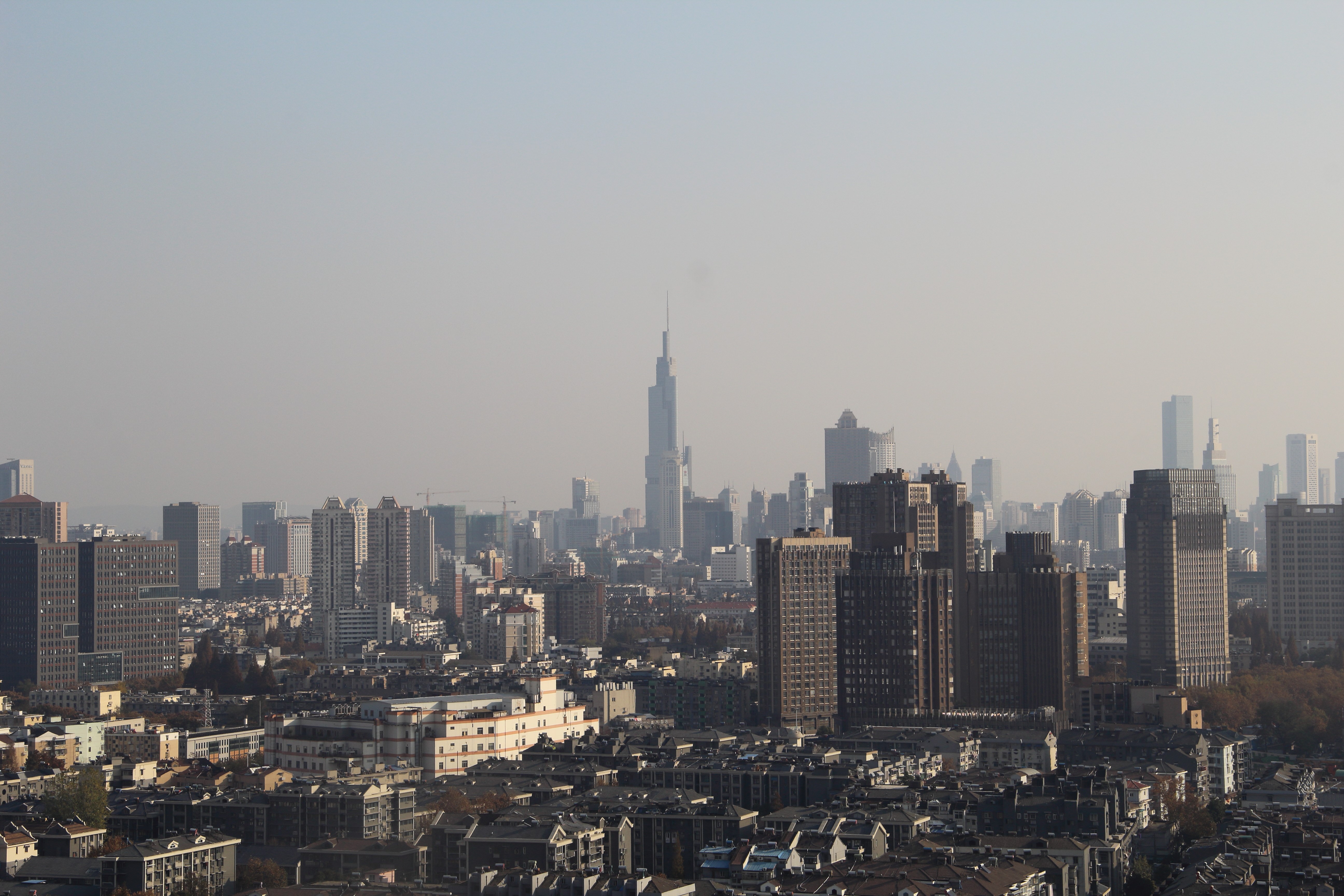 4K Nanjing China Cityscape HD Wallpaper