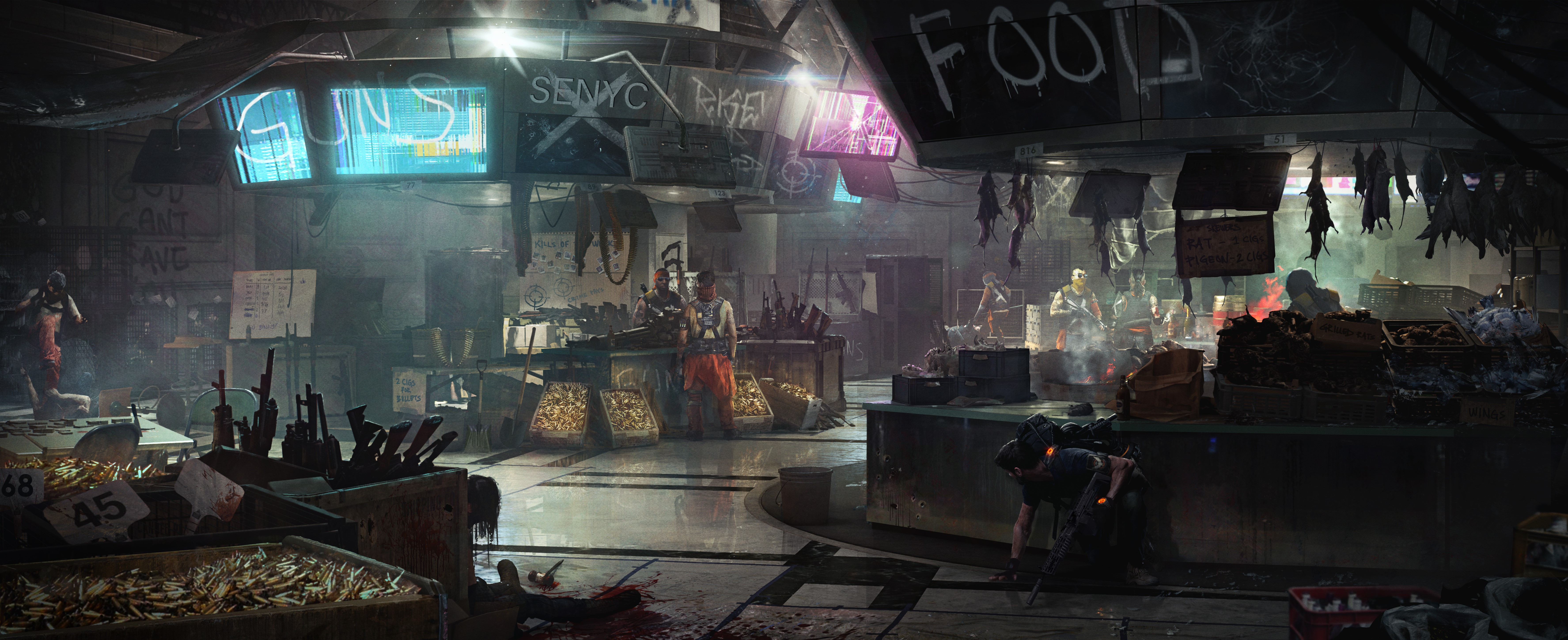 4K Tom Clancy's The Division 2 Game Art HD Wallpaper