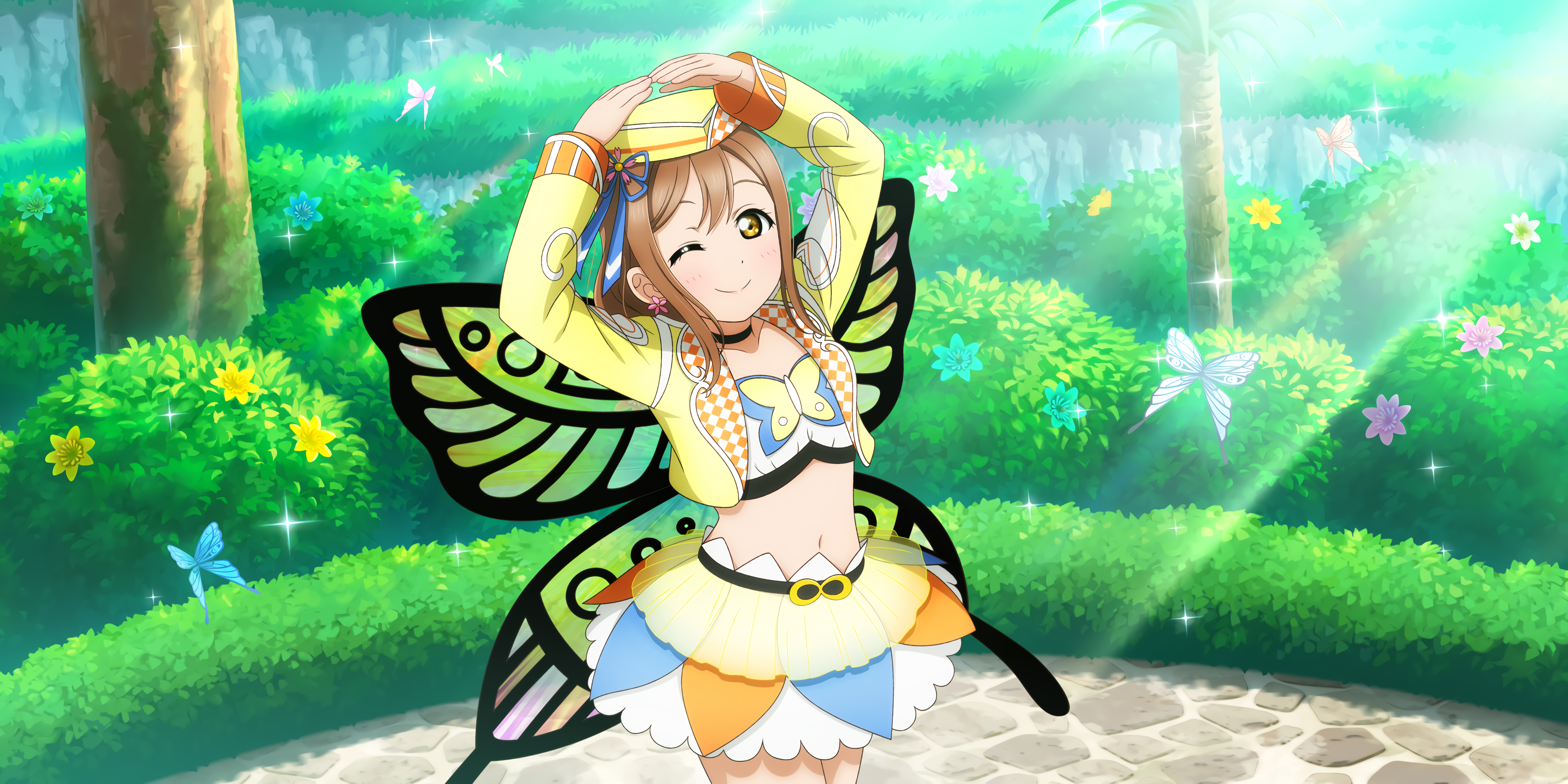 Kunikida Hanamaru from Love Live! Sunshine!! HD Wallpaper