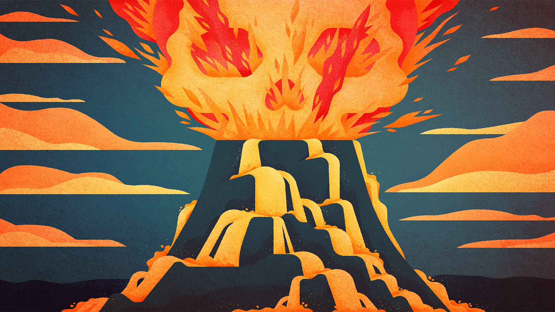 Fortnite Loading Screen Eruption HD Wallpaper