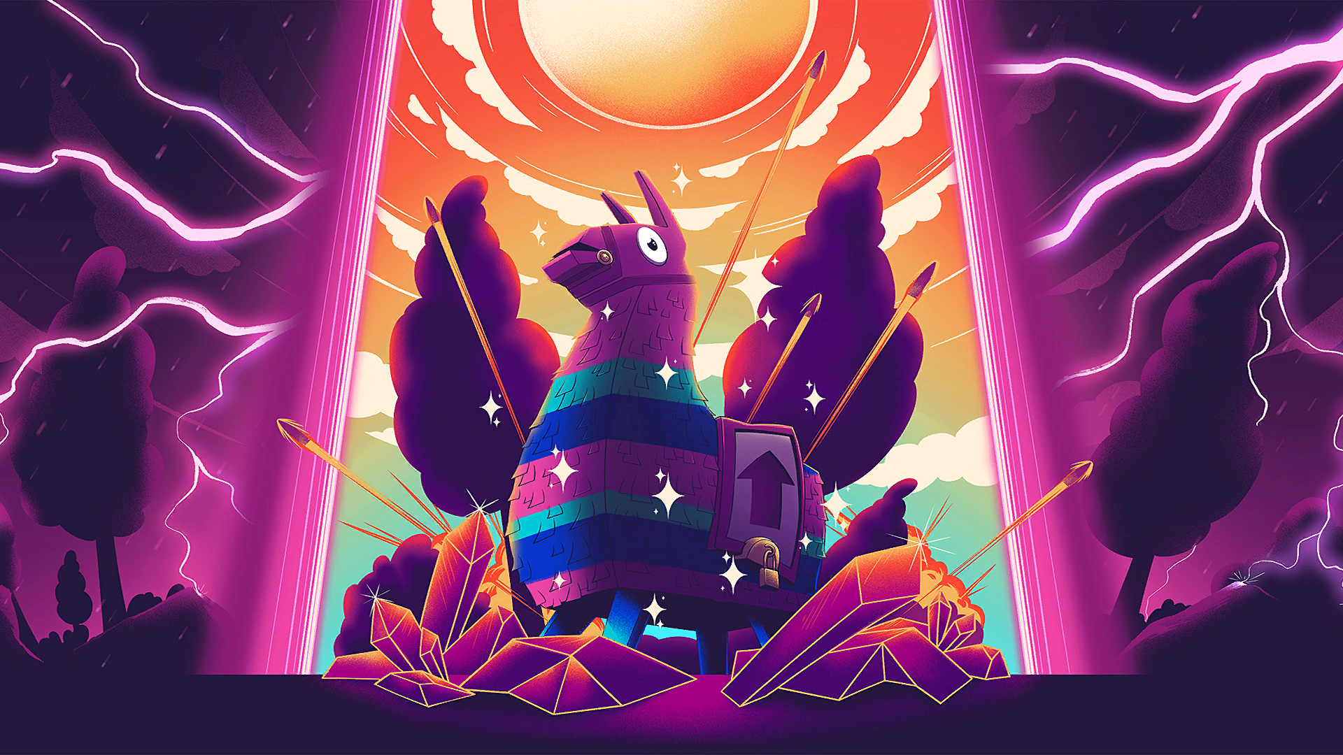 Fortnite Loading Screen Eye Of The Storm HD Wallpaper