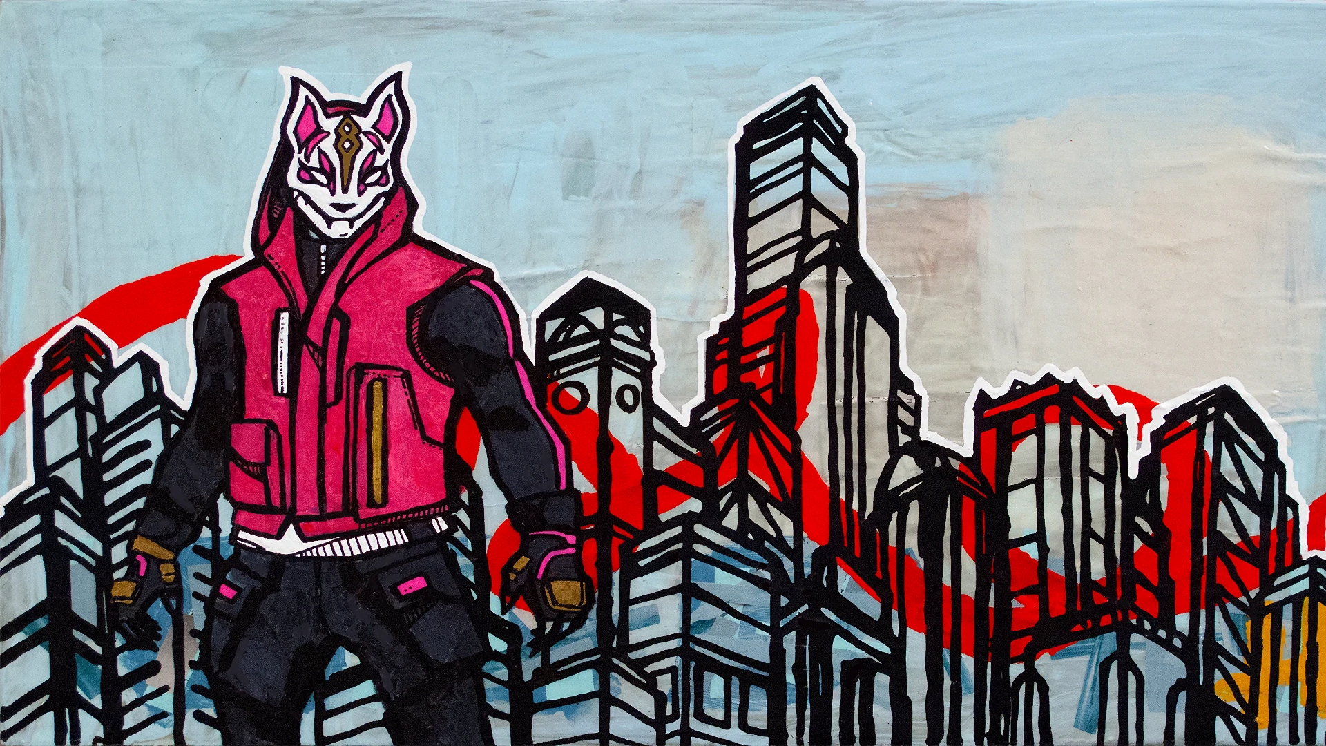 Fortnite Loading Screen Downtown Drift HD Wallpaper