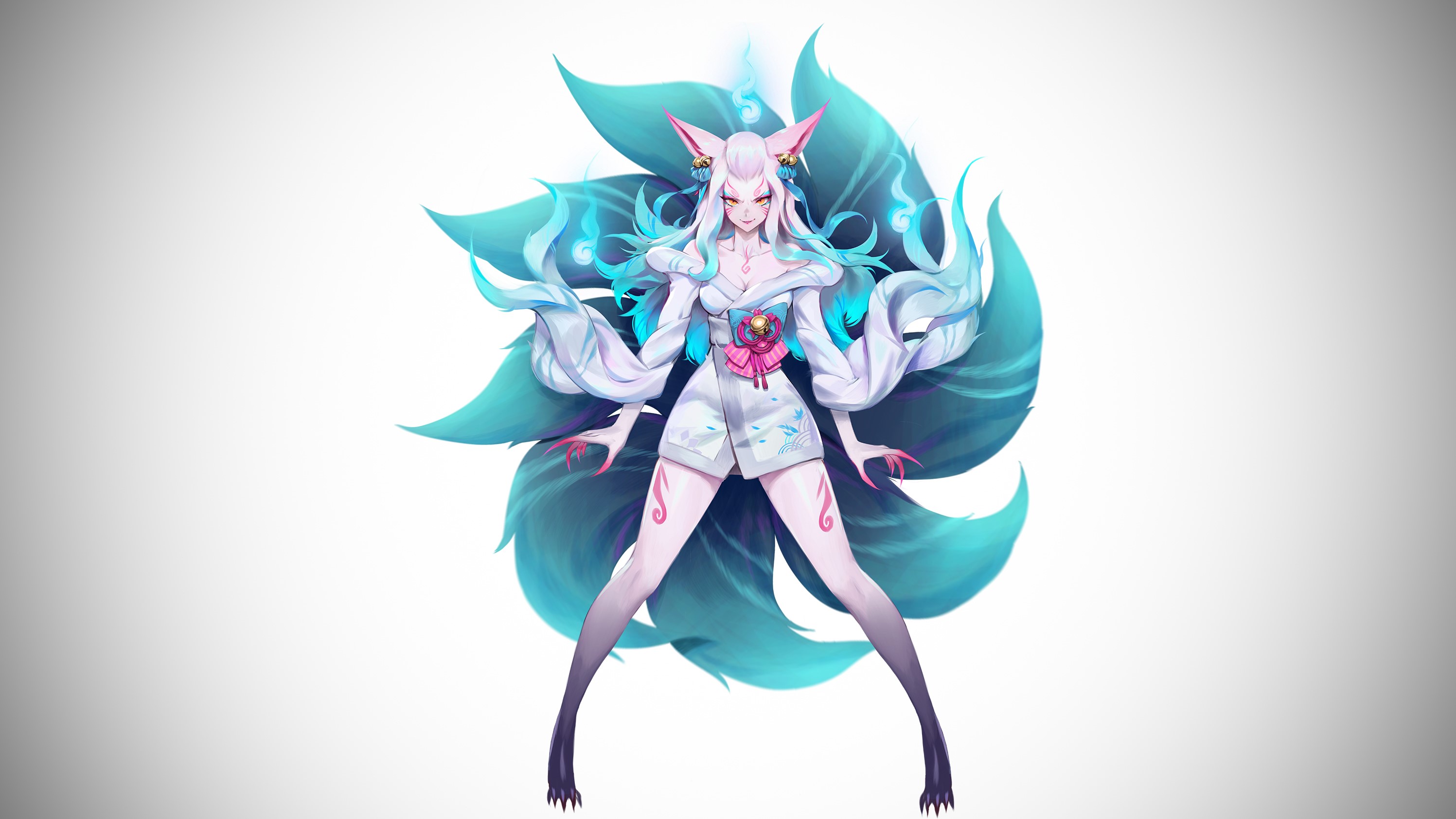Ahri from League of Legends Spirit Blossom HD Wallpaper