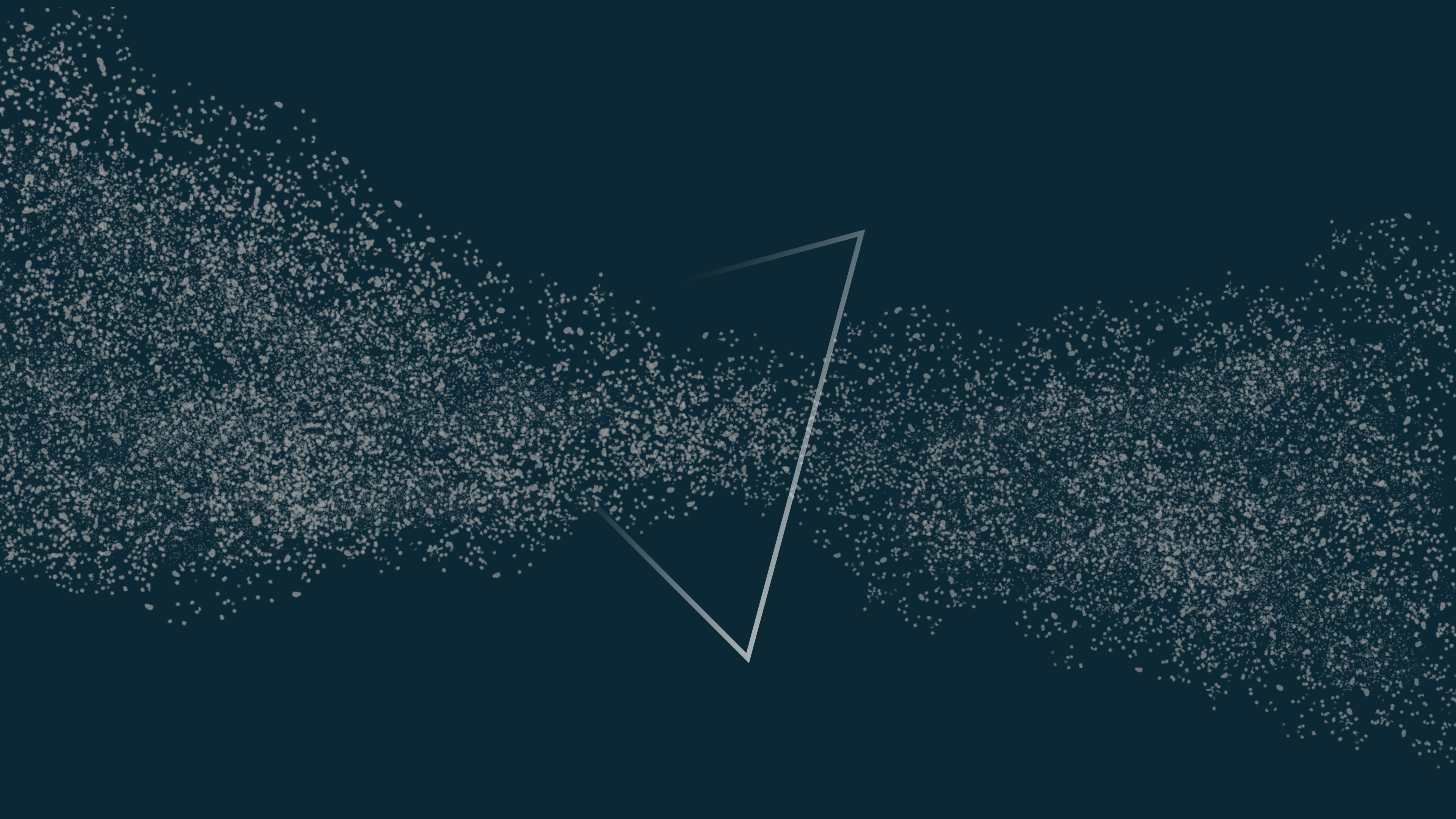 Abstract geometric shapes with particle effects HD Wallpaper