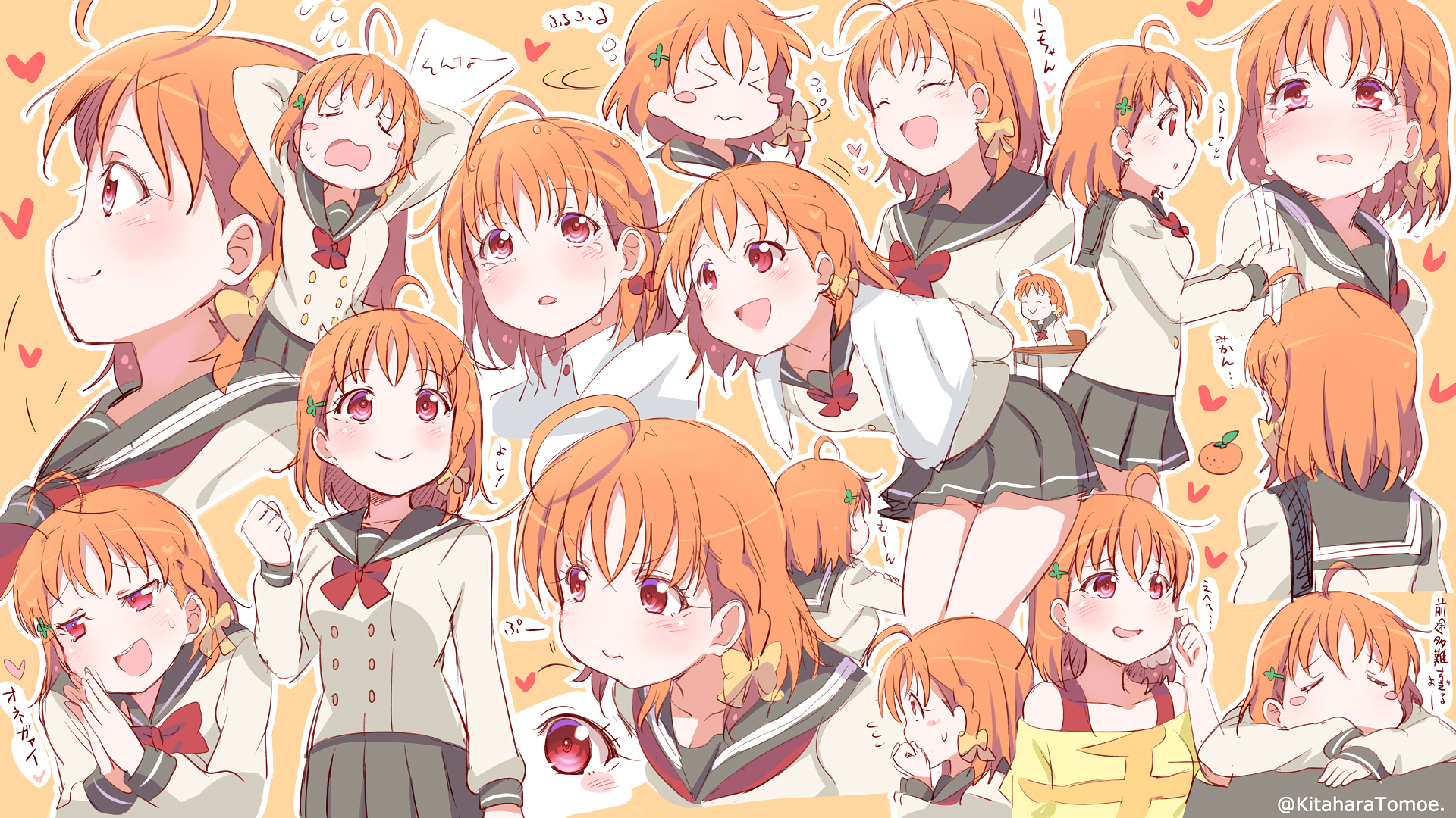 Chika Takami from Love Live! Sunshine!! HD Wallpaper