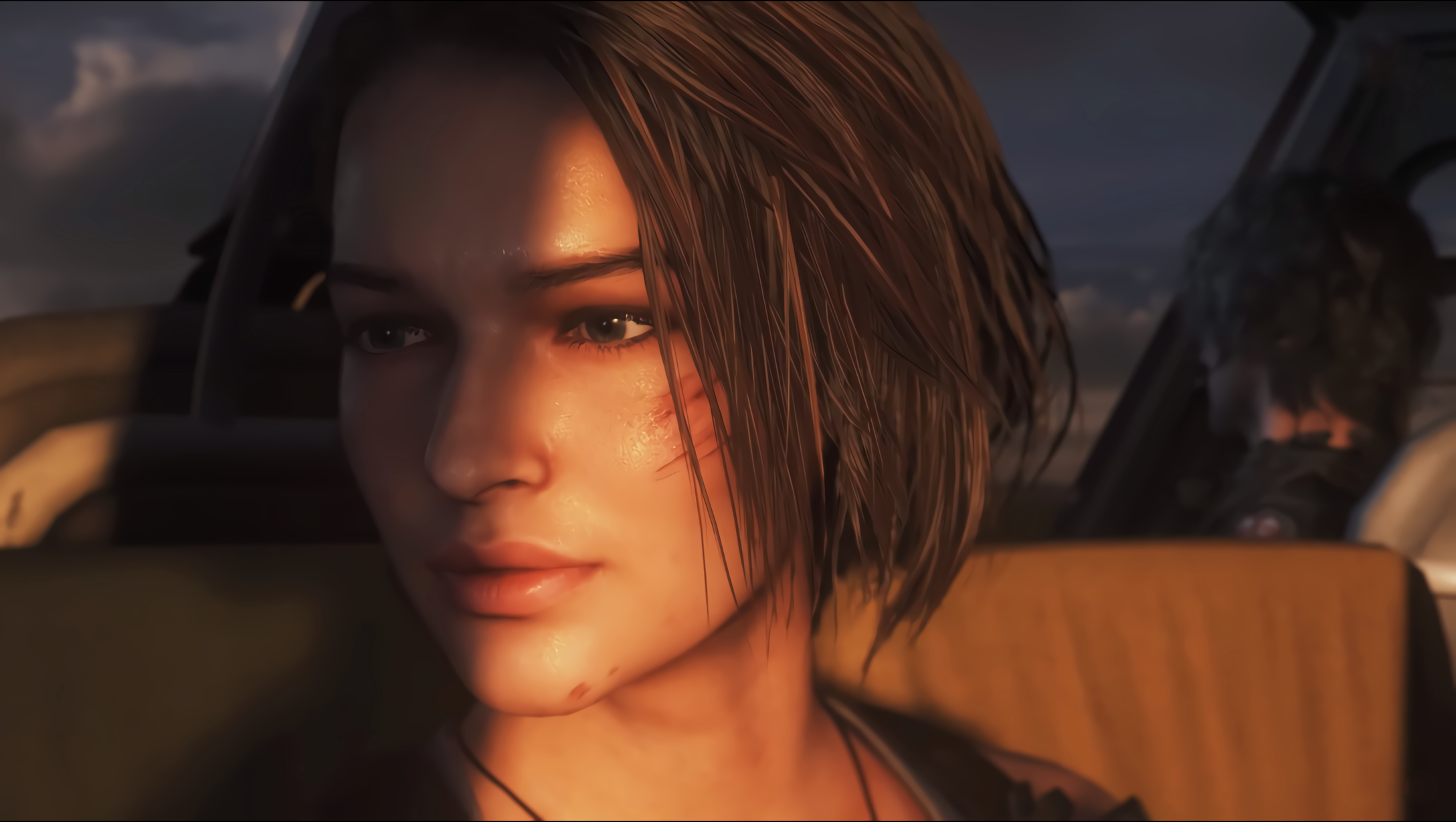Jill Valentine from Resident Evil 3 Remake in a car HD Wallpaper