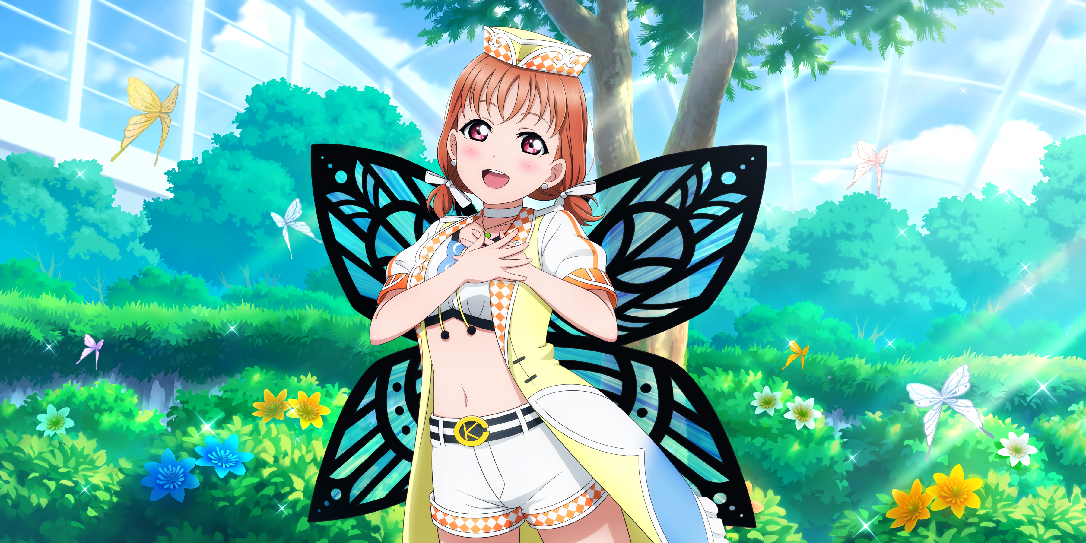 Chika Takami from Love Live! Sunshine!! HD Wallpaper