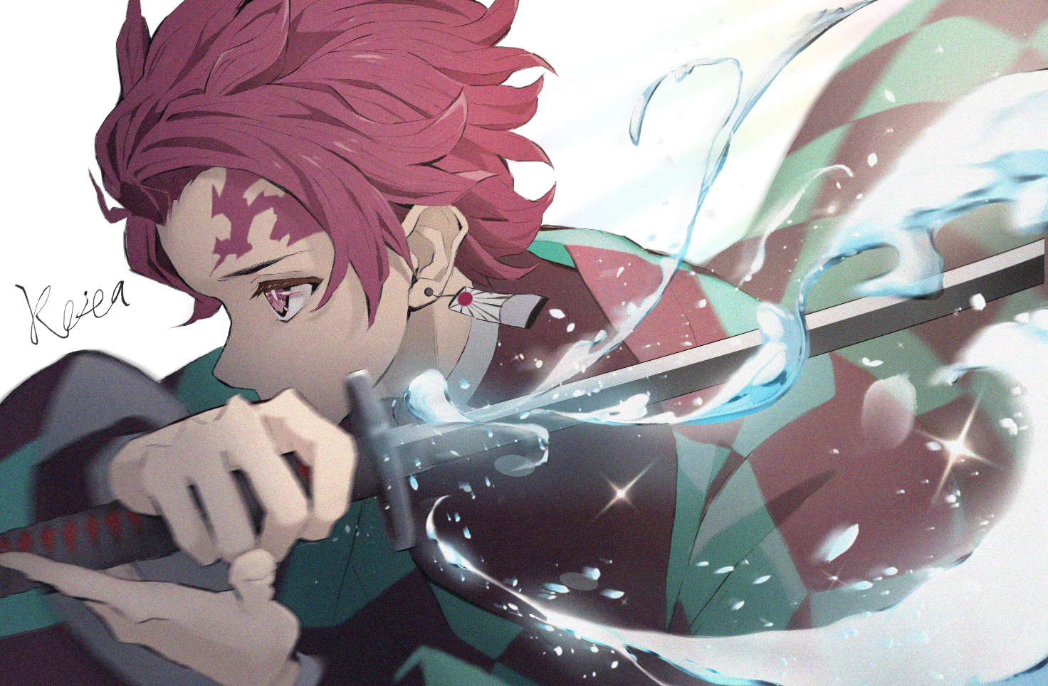 Tanjiro Kamado from Kimetsu no Yaiba HD Wallpaper