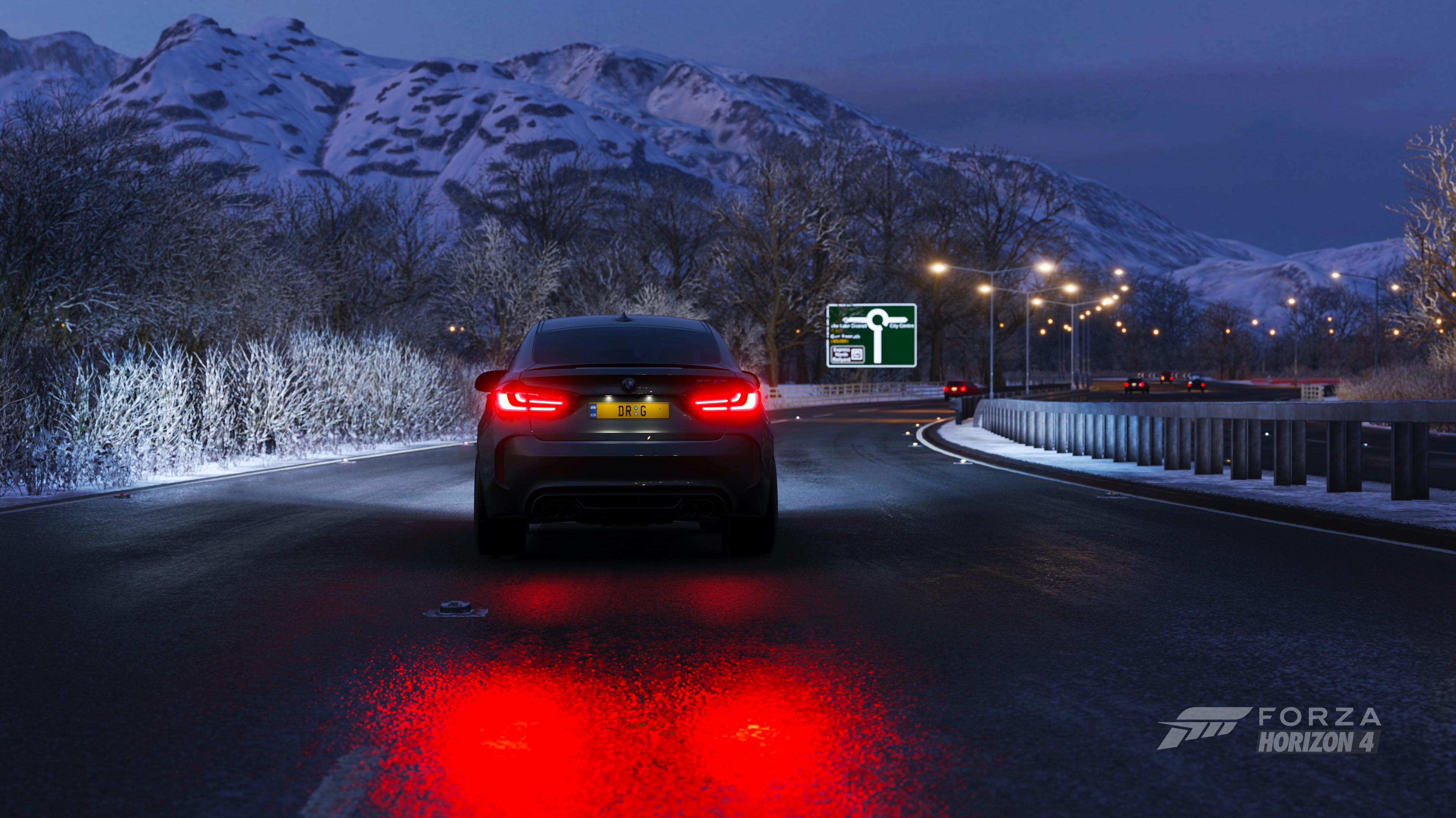 4K Forza Horizon 4 BMW X6M at night HD Wallpaper